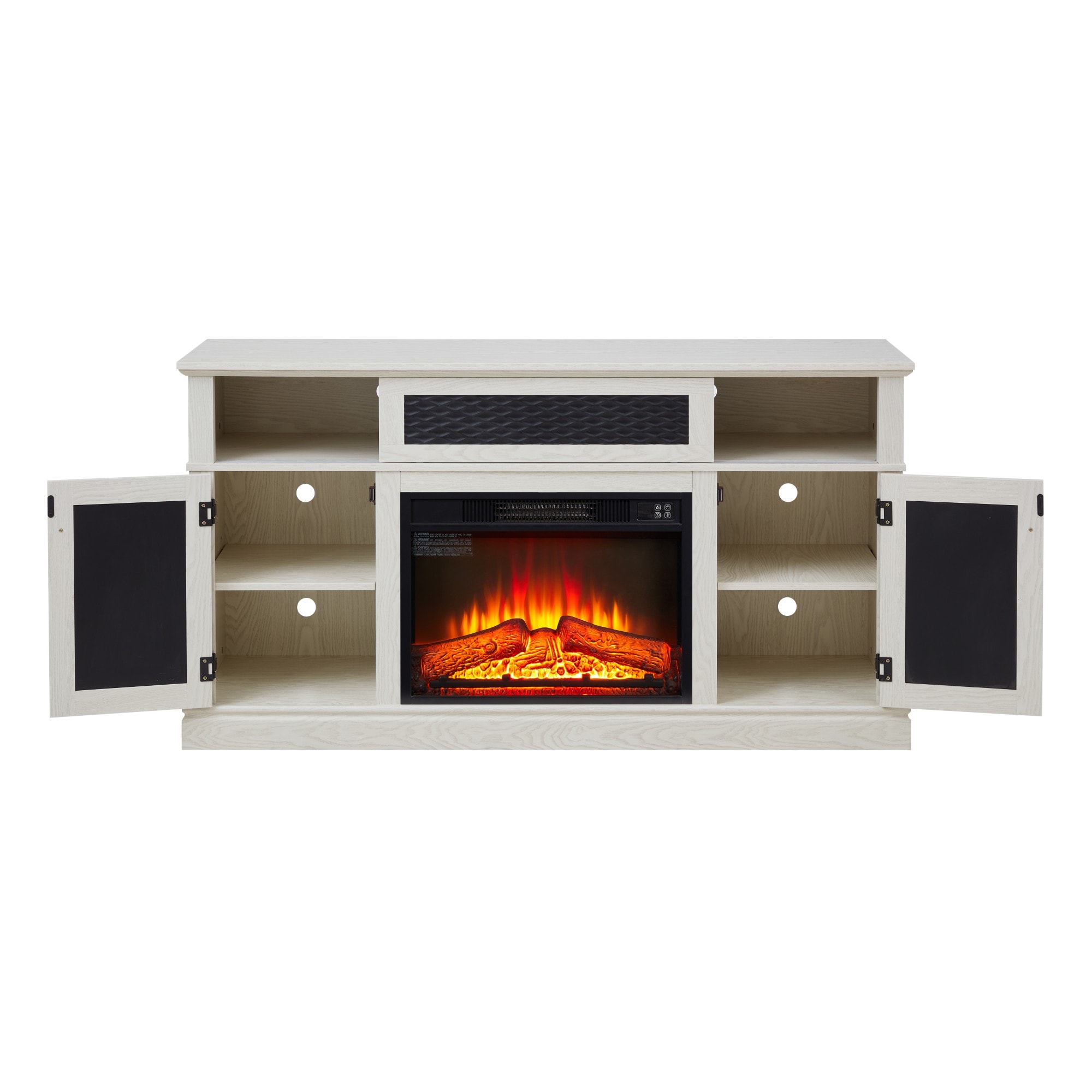 Clihome BL-JHGM223-WH Electric-Fireplaces - View #2