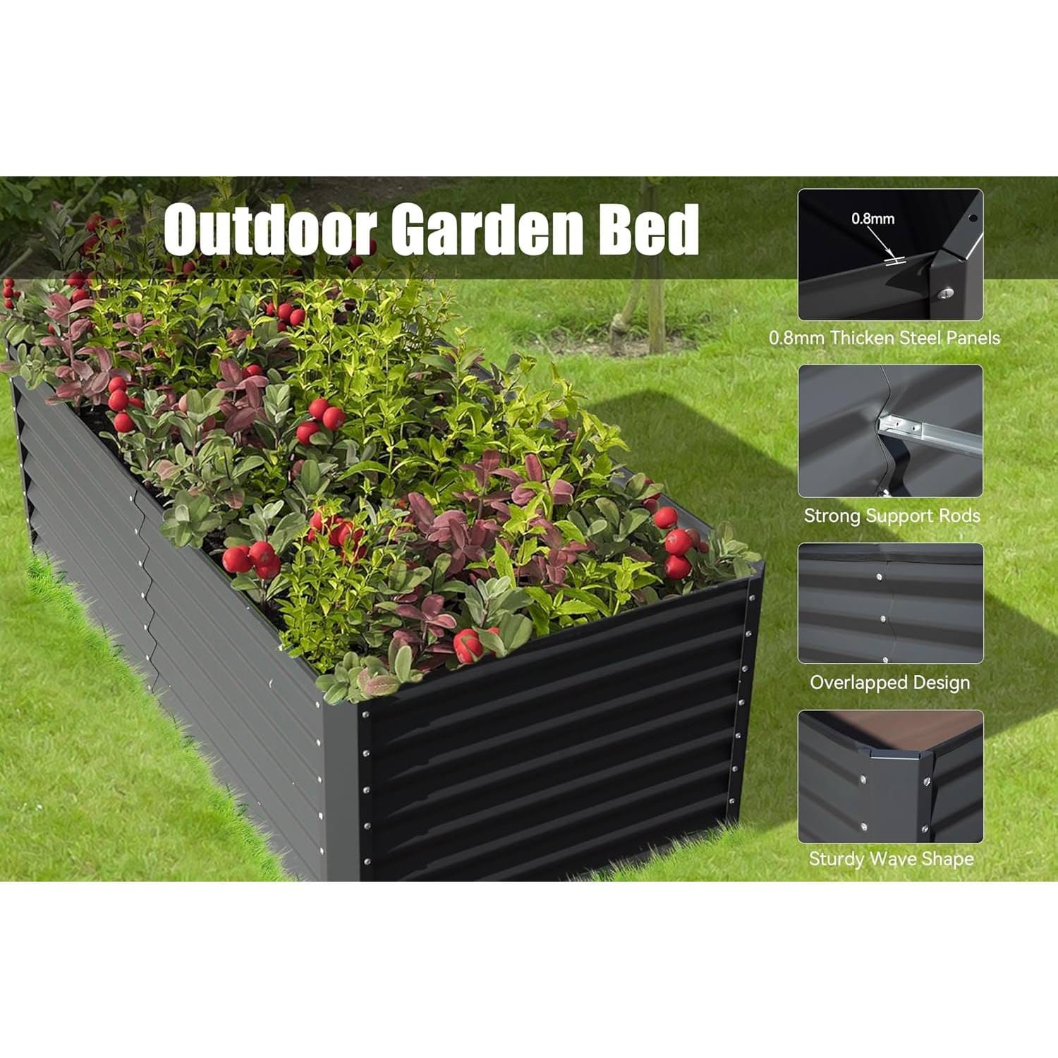 Justincity LJT0422GI17 Raised-Garden-Beds - View #7
