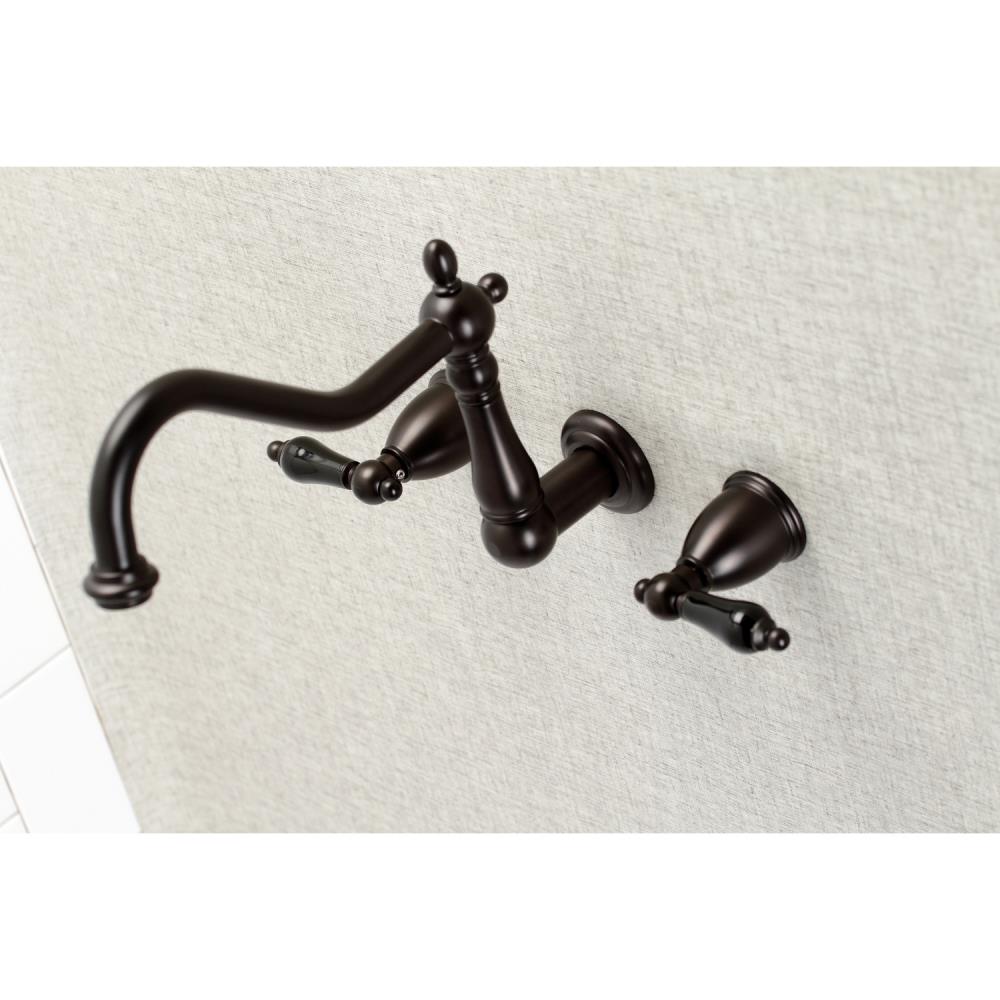 Kingston Brass WLKS1025PKL Duchess Oil-rubbed bronze 2-handle Wall-mount Swivel Bathtub Faucet ( Valve Included )