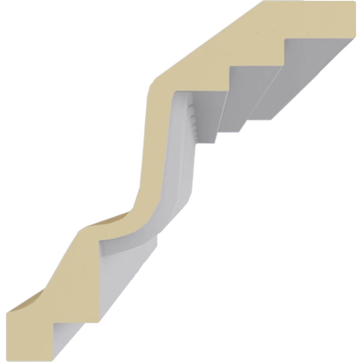 Ekena Millwork MLD04X04X05ER-CASE-2 Crown-Moulding - View #2