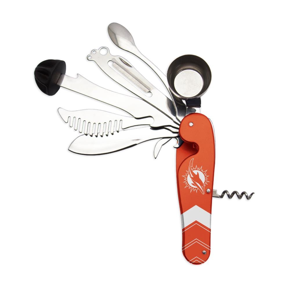 The Sports Vault BTNFL17 Miami Dolphins Orange Bartender Multi-tool