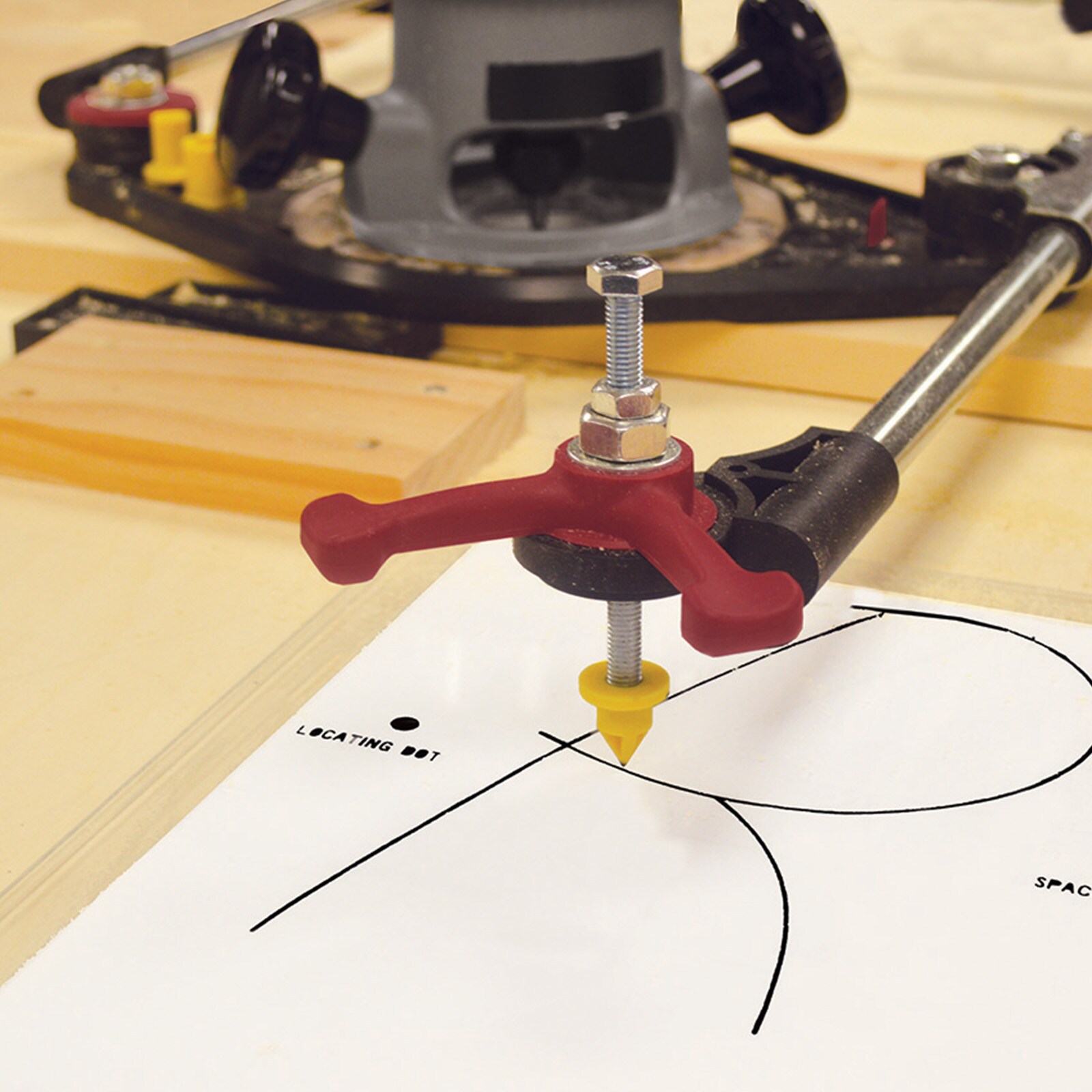 Milescraft Metal Bushing Set- 10 Piece Router Template Guide Set