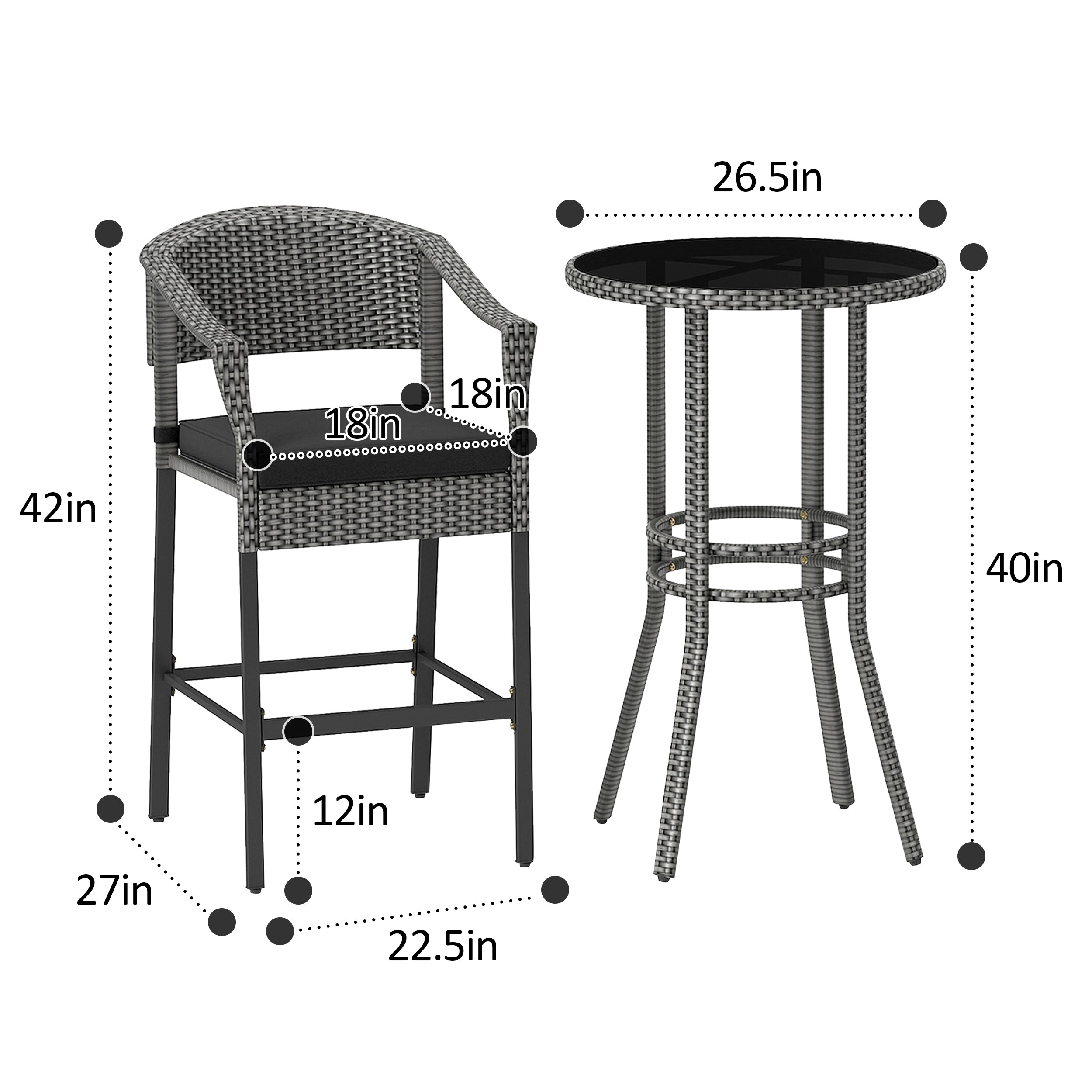 LIVIZA OUS72995DK Patio-Conversation-Sets - View #3