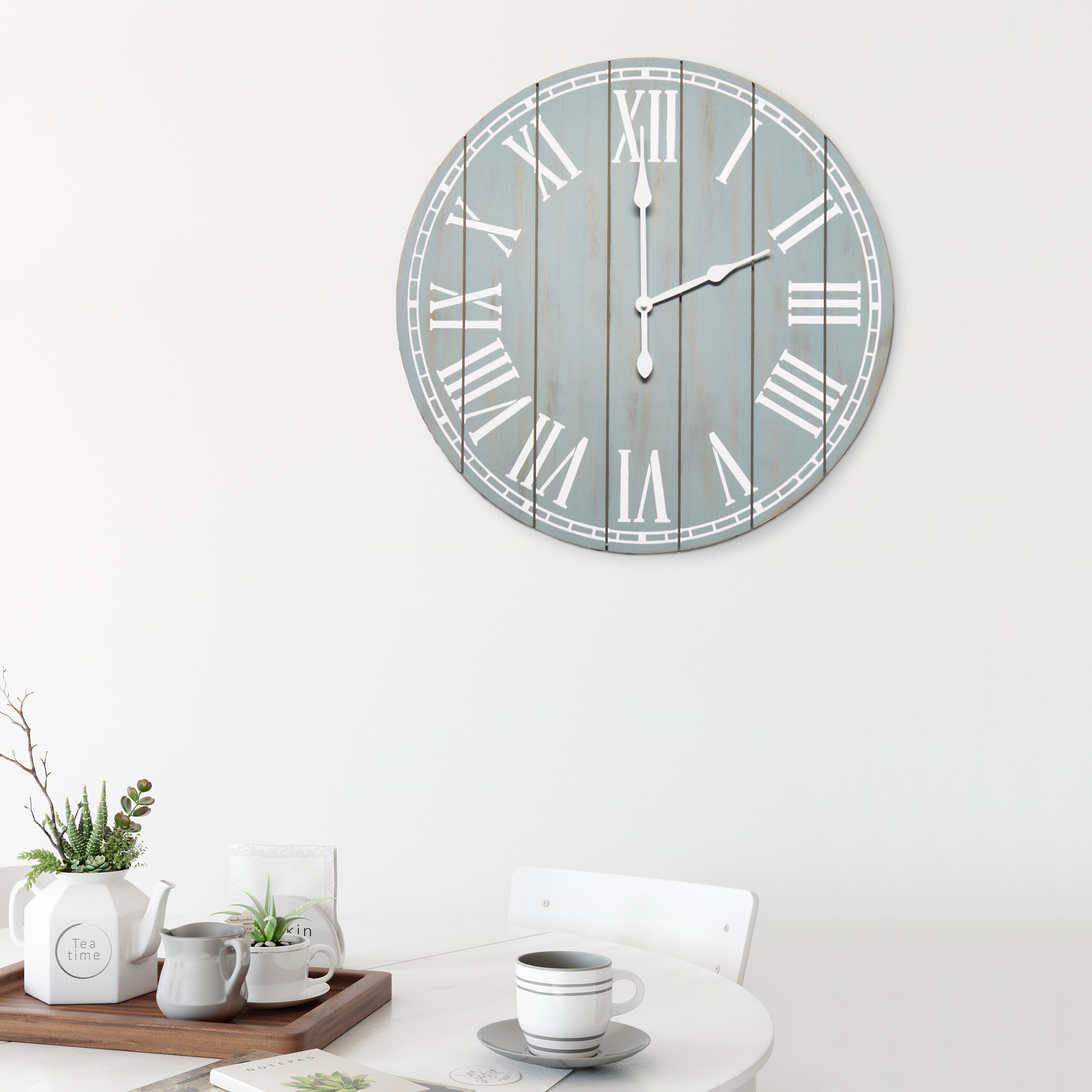 Elegant Designs HG2003-LBW Indoor-Outdoor-Clocks - View #4