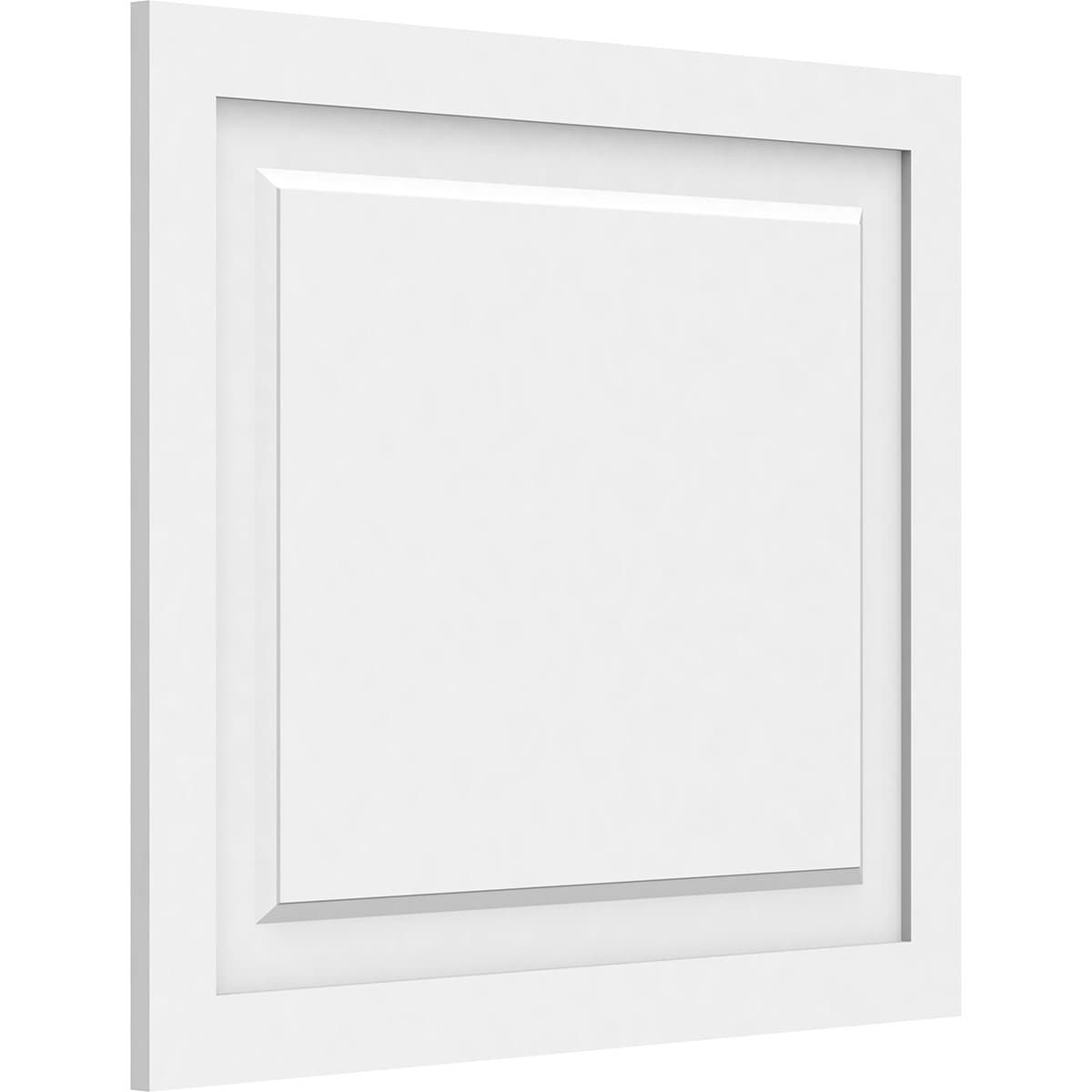 Ekena Millwork 28-in x 24-in Smooth White PVC Fretwork Wall Panel in ...