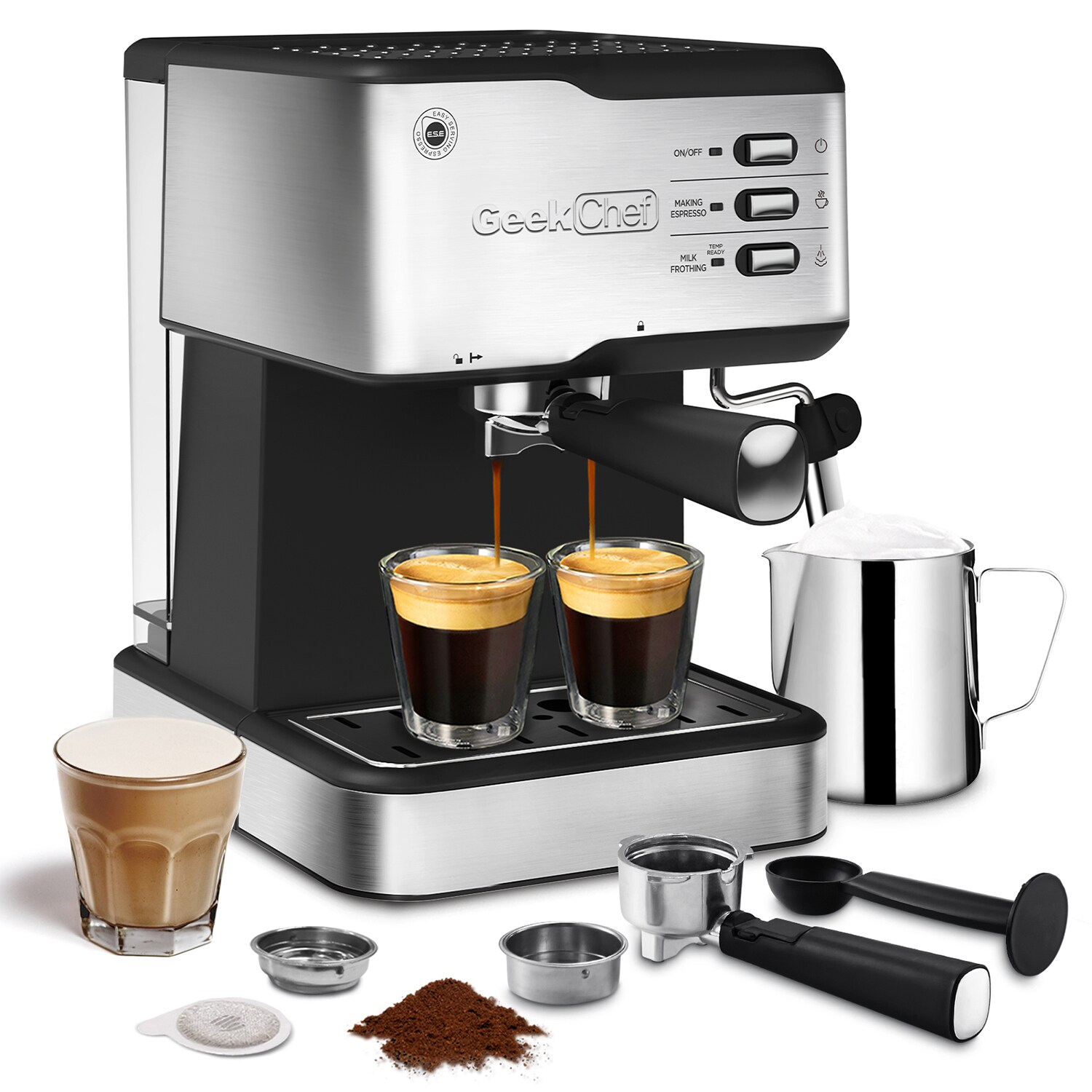 SINOFURN 20 Bar Espresso Machine 1350W High Performance at Lowes.com