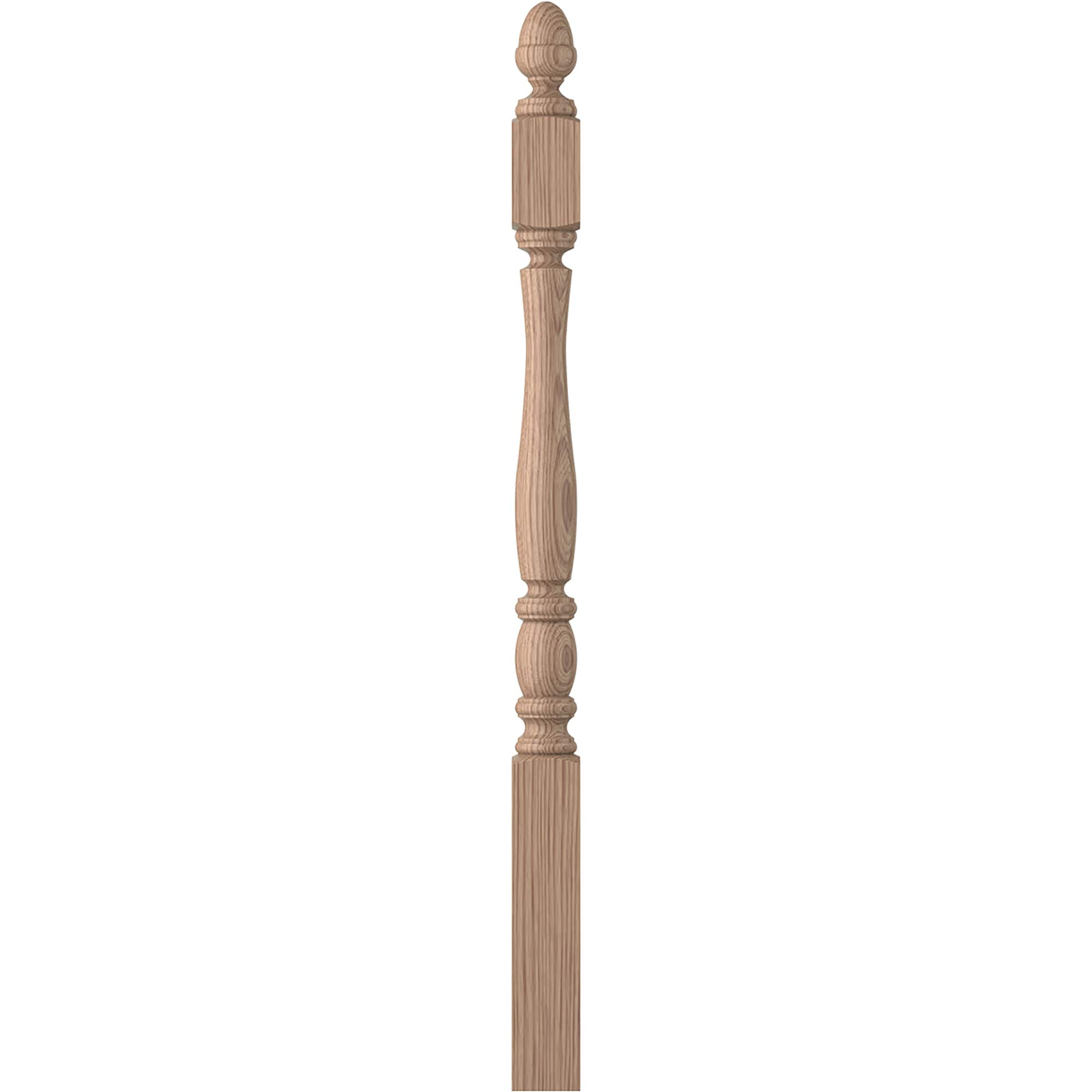 3 Inch Wide Hickory Stair Newel Posts & Installation Kits at Lowes.com