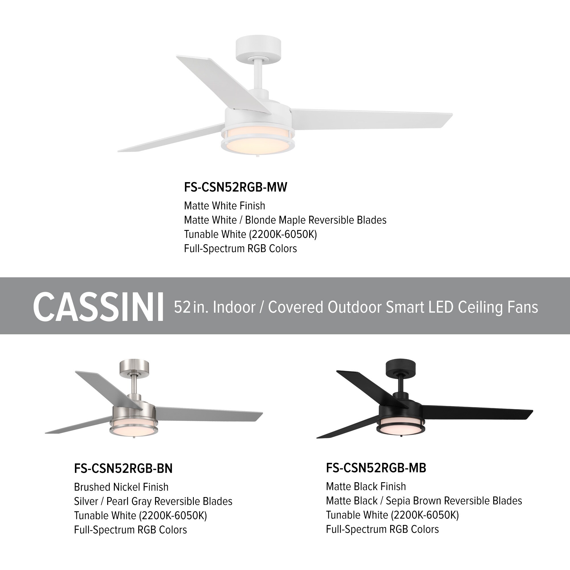 Designers Fountain FS-CSN52RGB-MW Ceiling-Fans - View #18