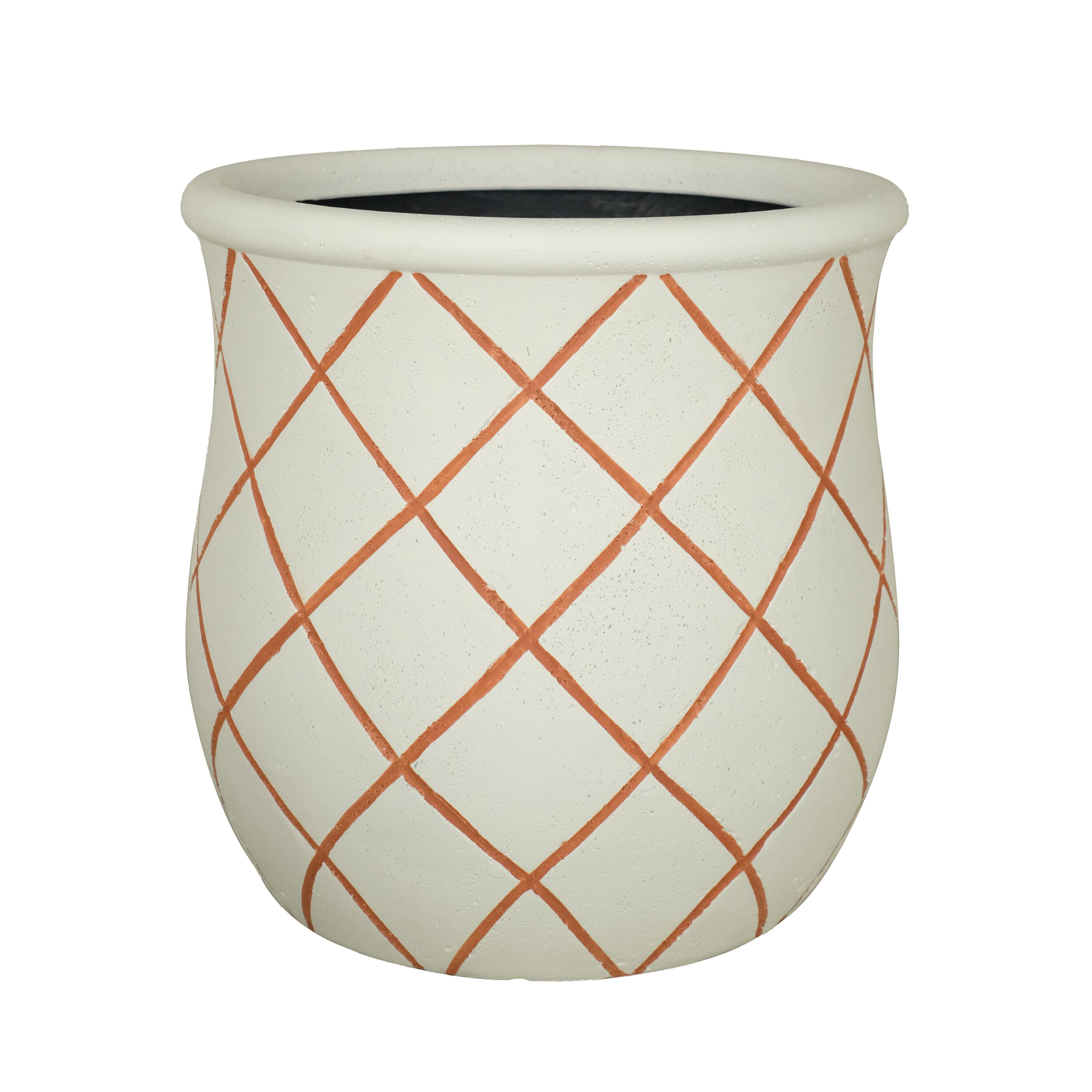 allen + roth PF10193 Round 14.13-in W Large Multiple colors/finishes Stone Outdoor Planter