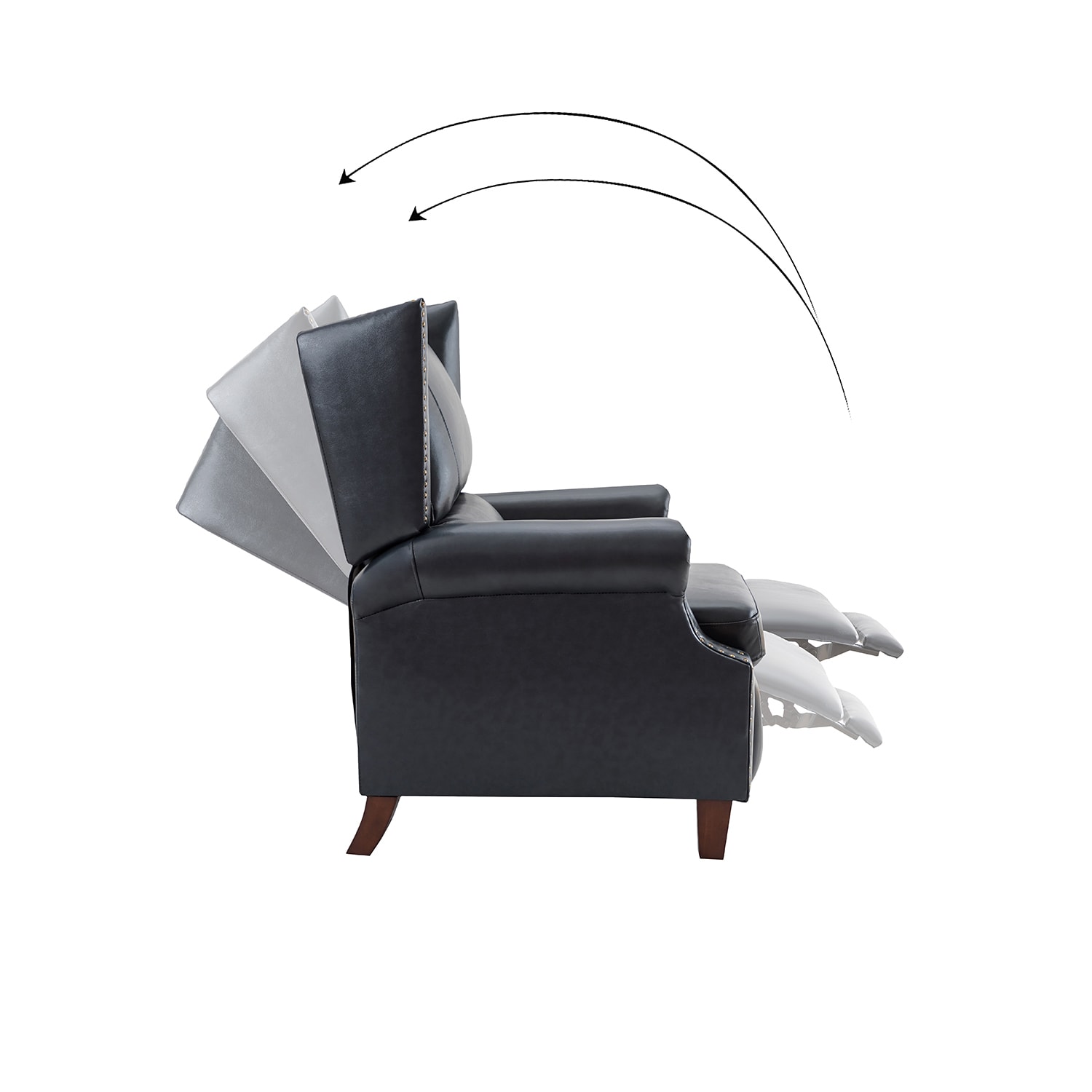 14 Karat Home RCXA0465-NAVY recliners - View #3