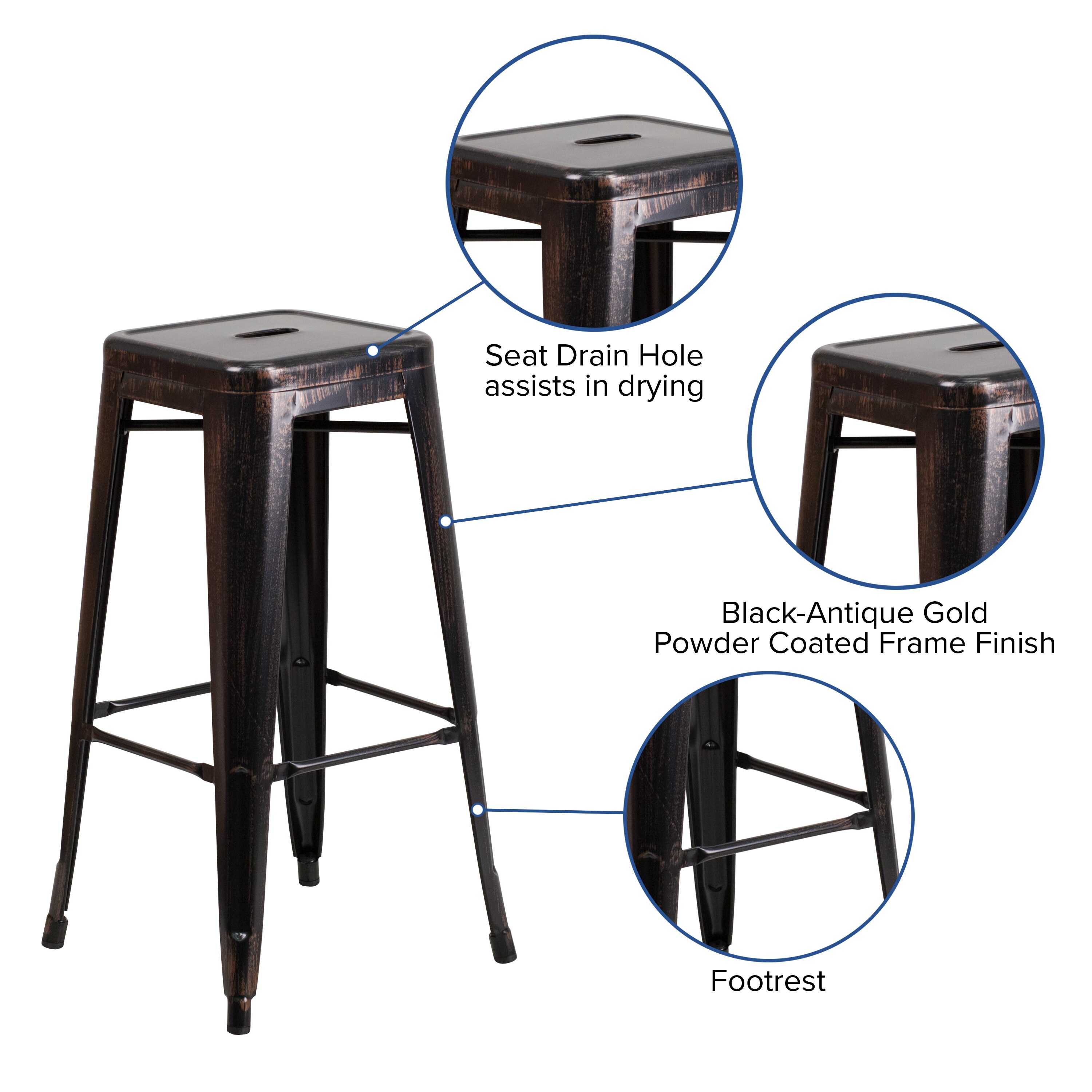 Flash Furniture 889142014171 stools - View #2