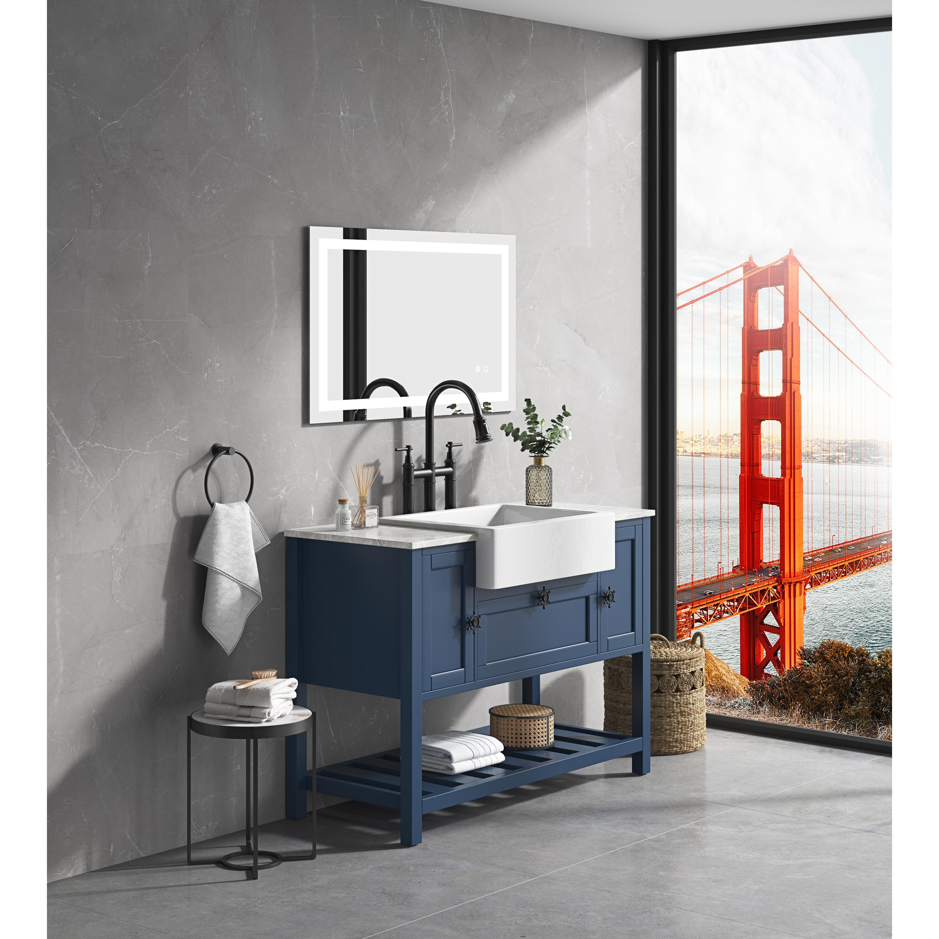 Bayfeve BF-77619-MIR Framed-Bath-Mirrors - View #8