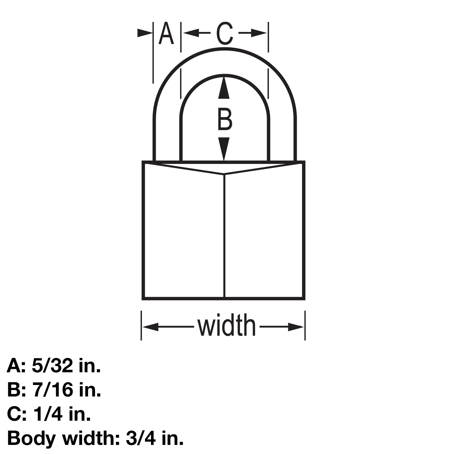 Master Lock 121T Padlocks-Locks-Cables - View #5