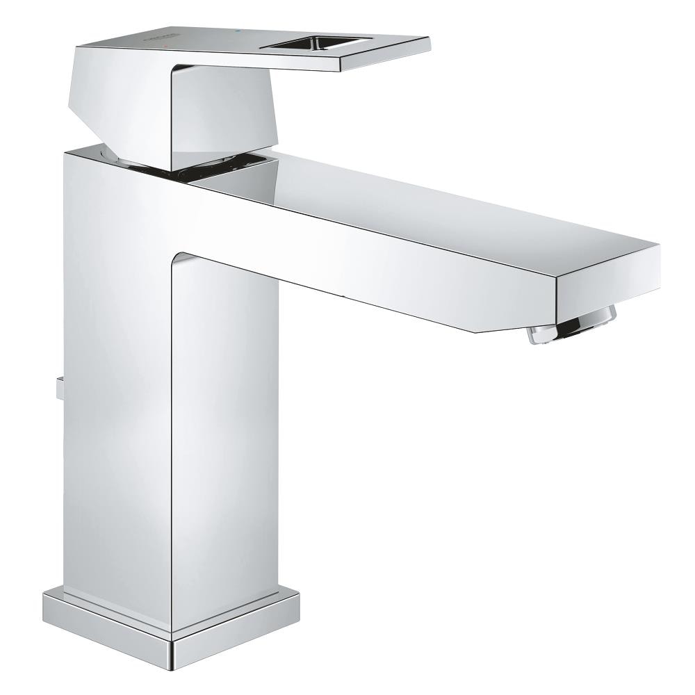 Grohe Eurocube Chrome 1 Handle Single Hole Watersense Bathroom Sink Faucet With Drain In The Faucets Department At Com - Grohe Bathroom Sink Faucet Aerator