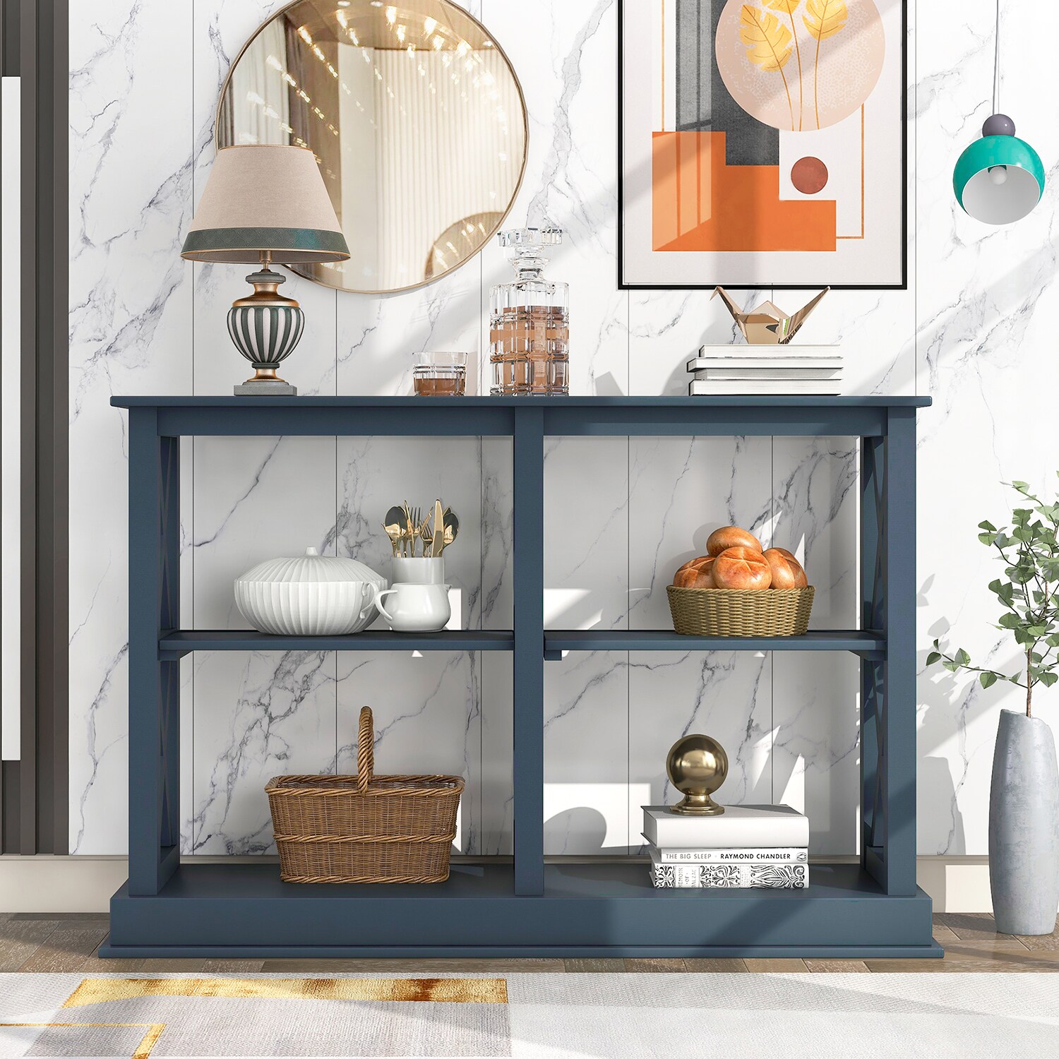 SINOFURN SYA010076BK Console-Sofa-Tables - View #13