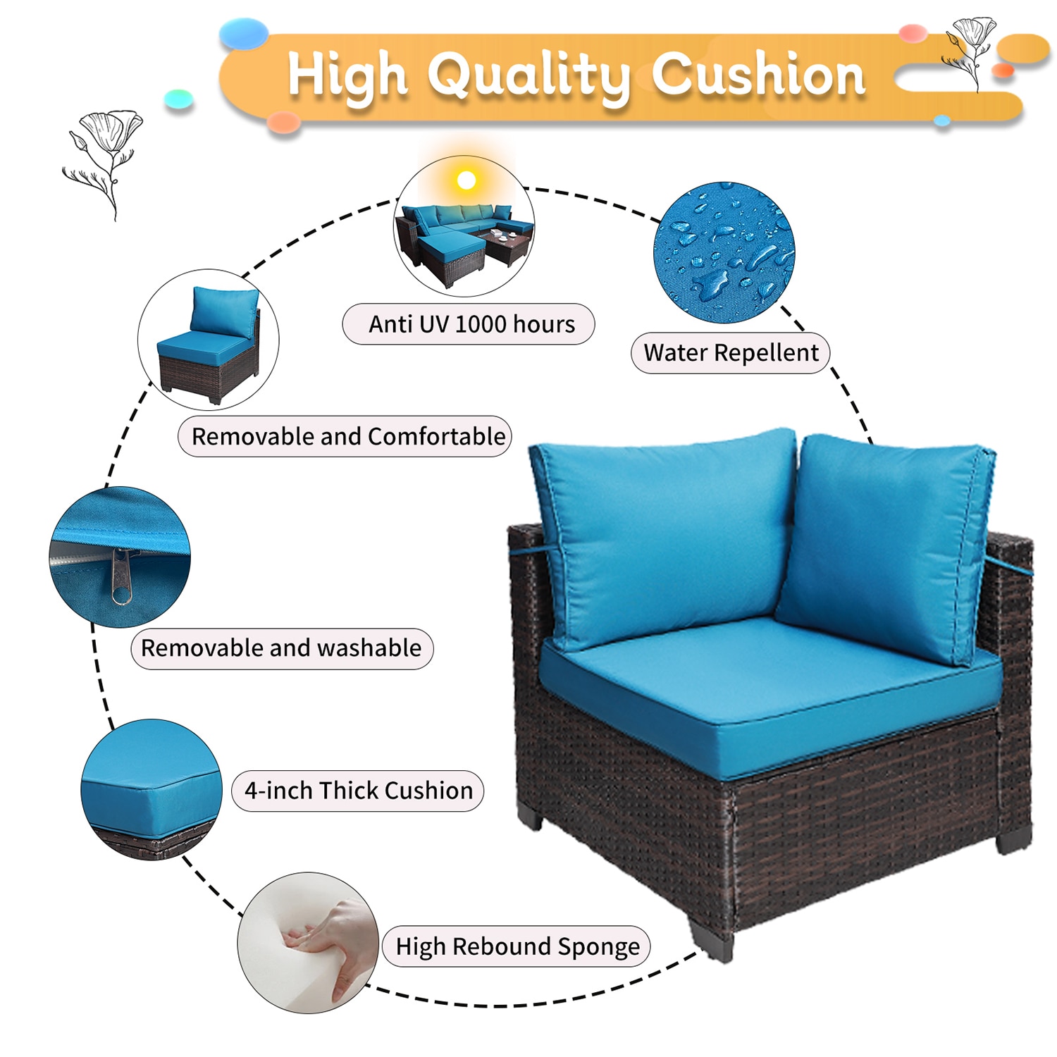 Bybafun YA0200107 Patio-Sofas-Daybeds - View #14