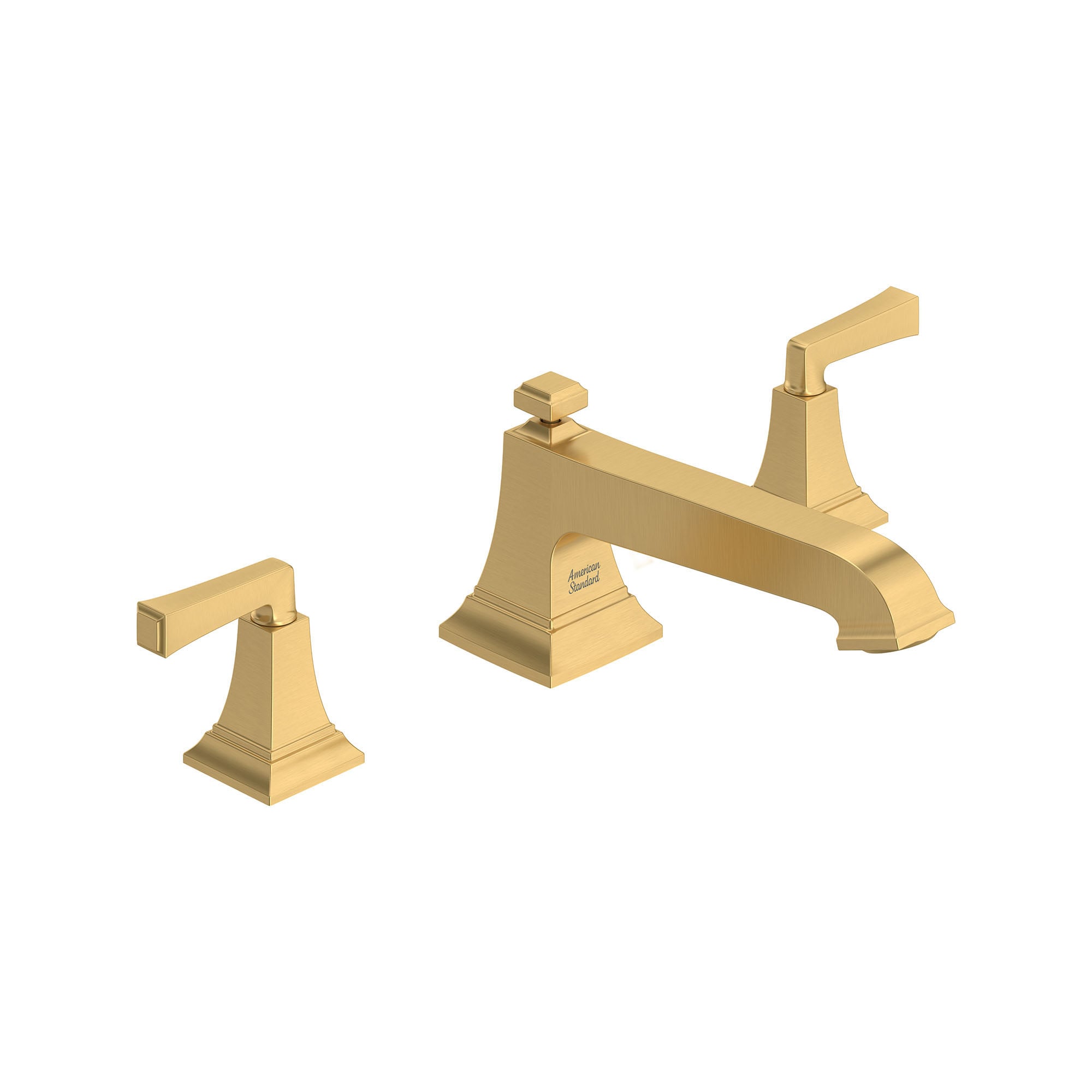 American Standard T455900.GN0 Town Square S GROHE BRUSHED COOL SUNRISE 2-handle Deck-mount Roman Low-arc Bathtub Faucet ( Valve Included )