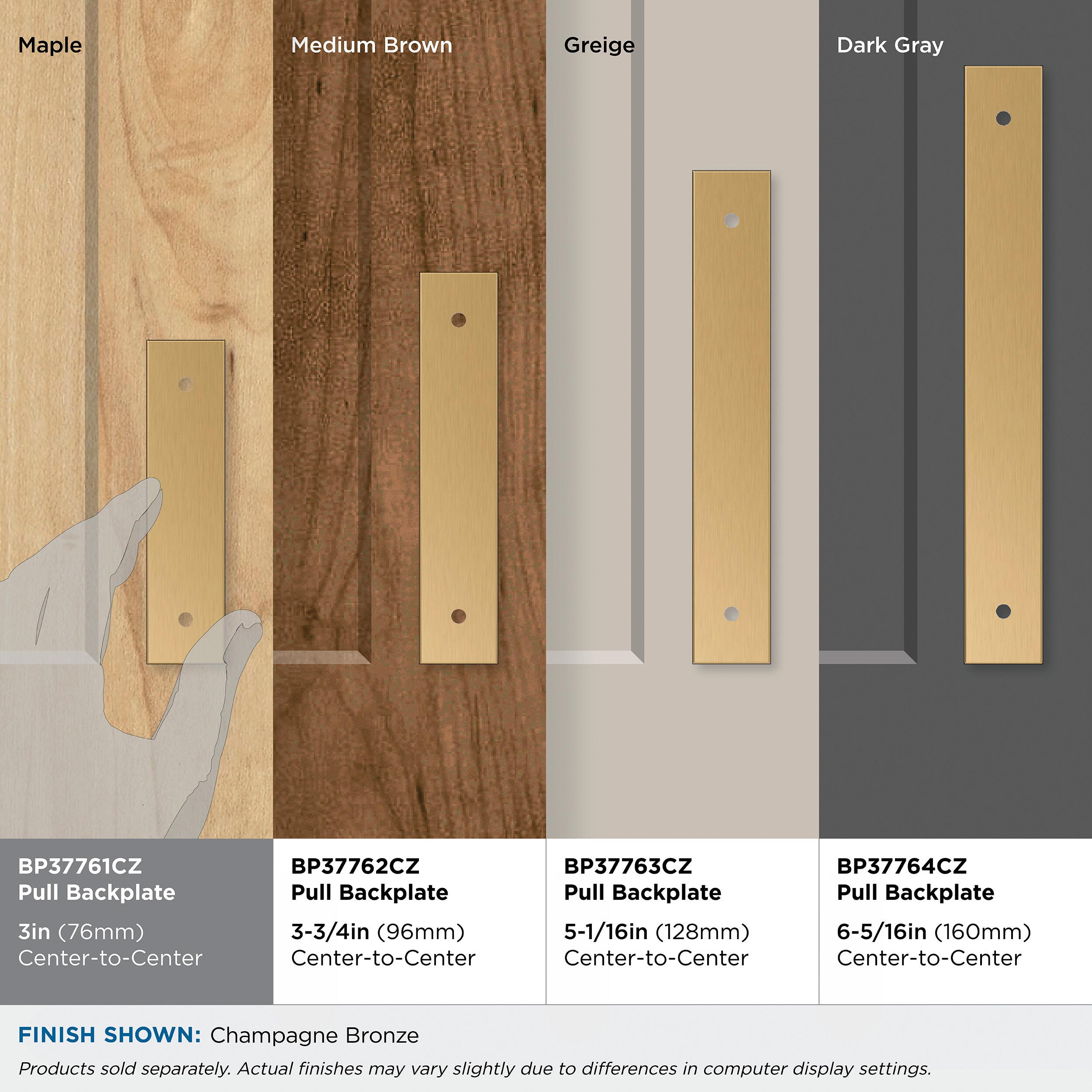 Amerock BP37761CZ Drawer-Hardware - View #7
