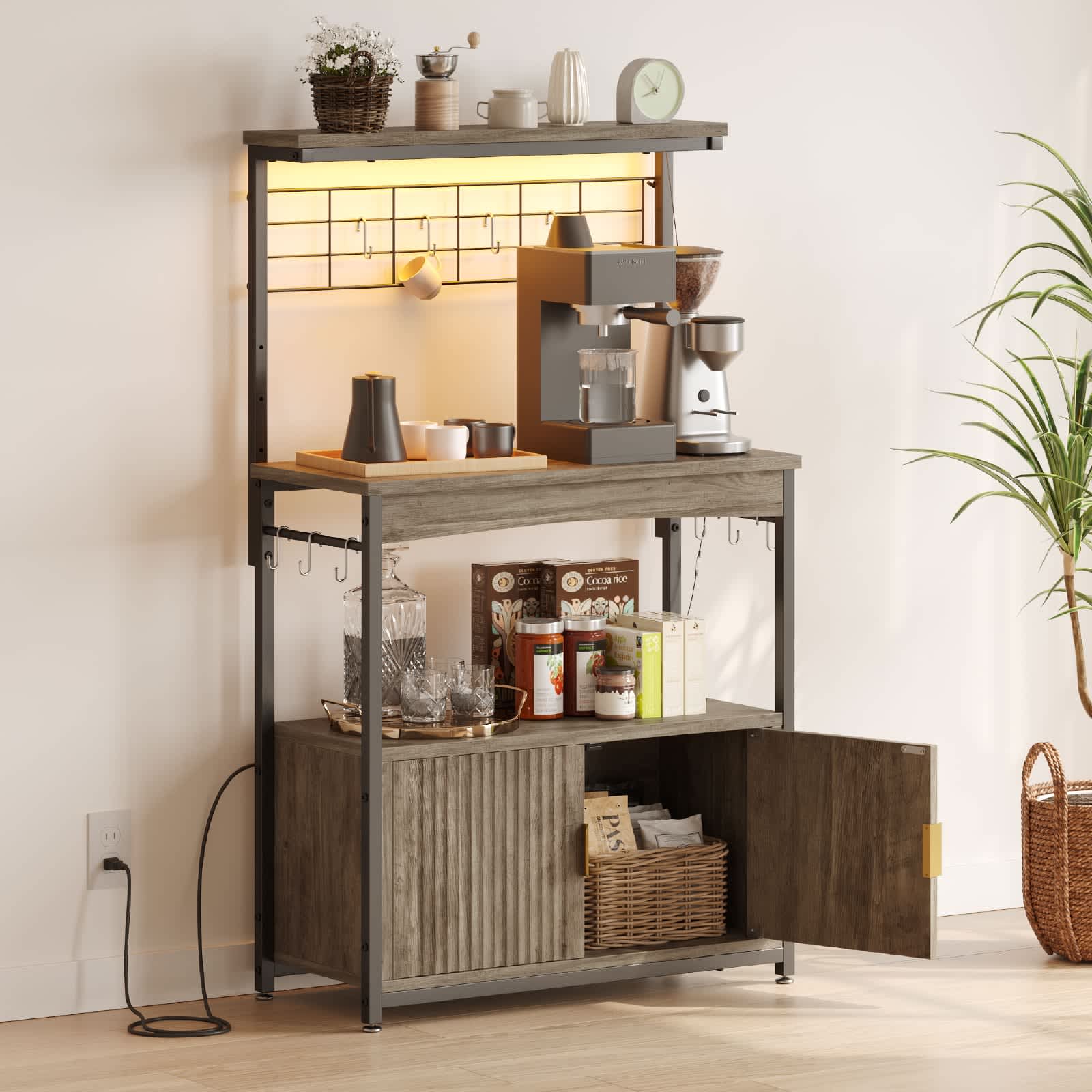 Bestier LOW-K101080SUS-GRYW Dining-Kitchen-Storarge - View #3