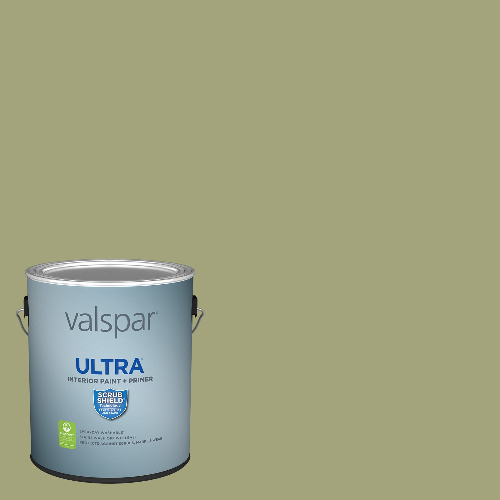 Valspar 6002-4A-935292 Ultra Eggshell Brisk Olive 6002-4A Latex Interior Paint Paint + Primer ( 1-gallon )