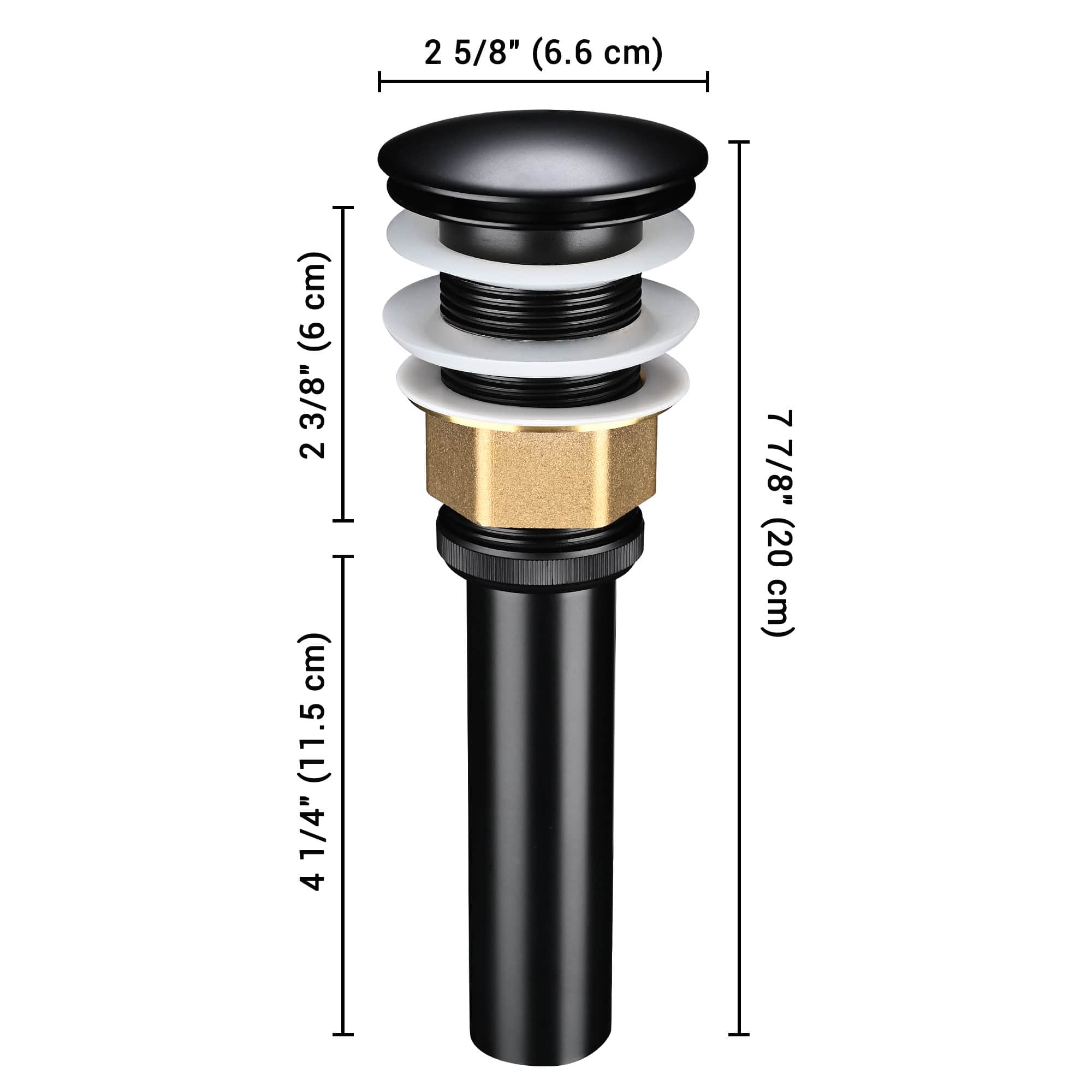 Yescom 81DRN006-40-MB-LO Popup-Drains-Accessories - View #4