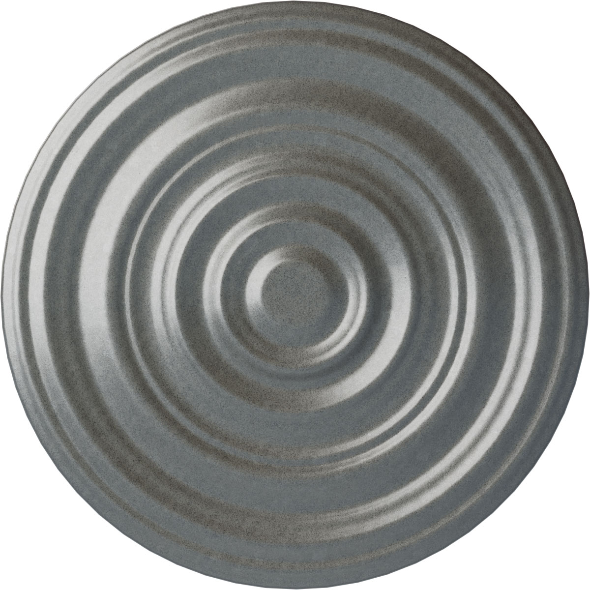 Ekena Millwork CM29CAPLS Carton Smooth 29.125-in W x 29.125-in L Painted Platinum Polyurethane Whole Ceiling Medallion