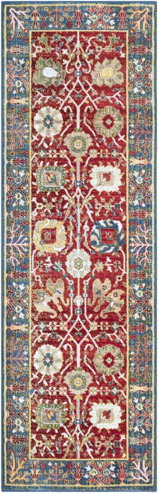 Surya CRT2307-26710 Crafty 2 X 8 (ft) Burgundy Medallion Oriental Runner