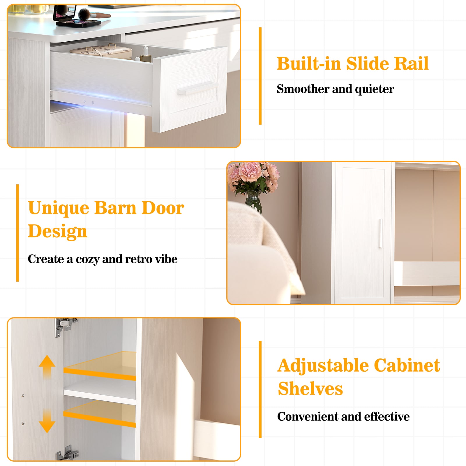 Aheaplus CMHZZ-W Bedroom-Vanities - View #5