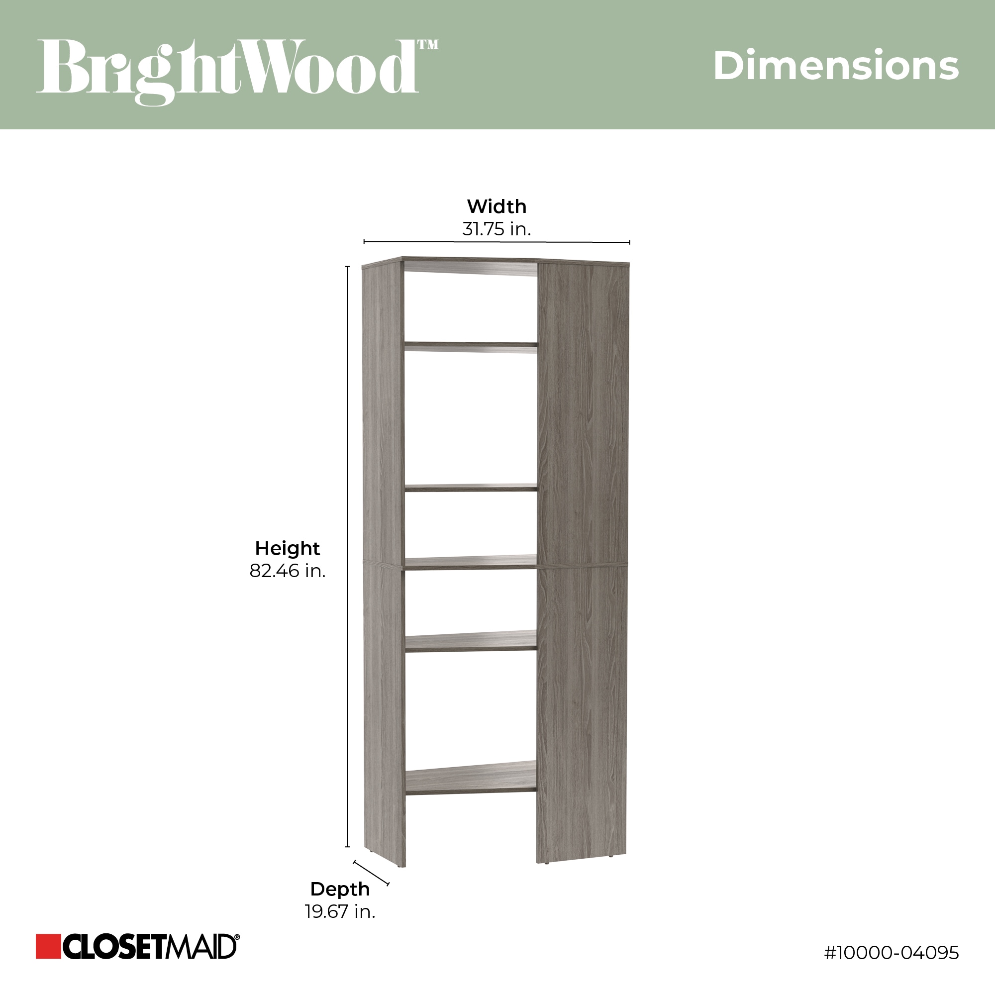 ClosetMaid 10000-04095 Wood-Closet-Kits - View #8