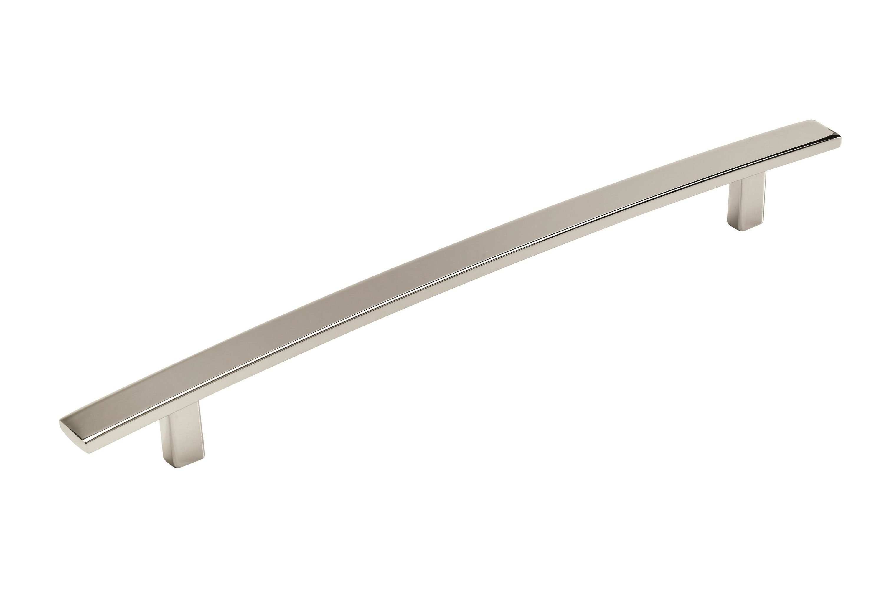Amerock BP26206PN Cyprus 12-in , 305mm Center to Center Polished Nickel Arch Handle For Use on Appliances Drawer Pulls