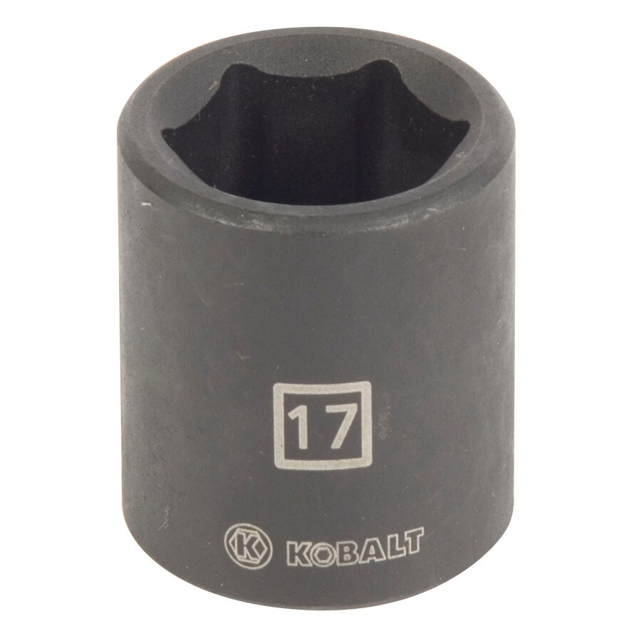 Kobalt 85474 Metric 3/8-in Drive 17Mm 6-point Impact Socket