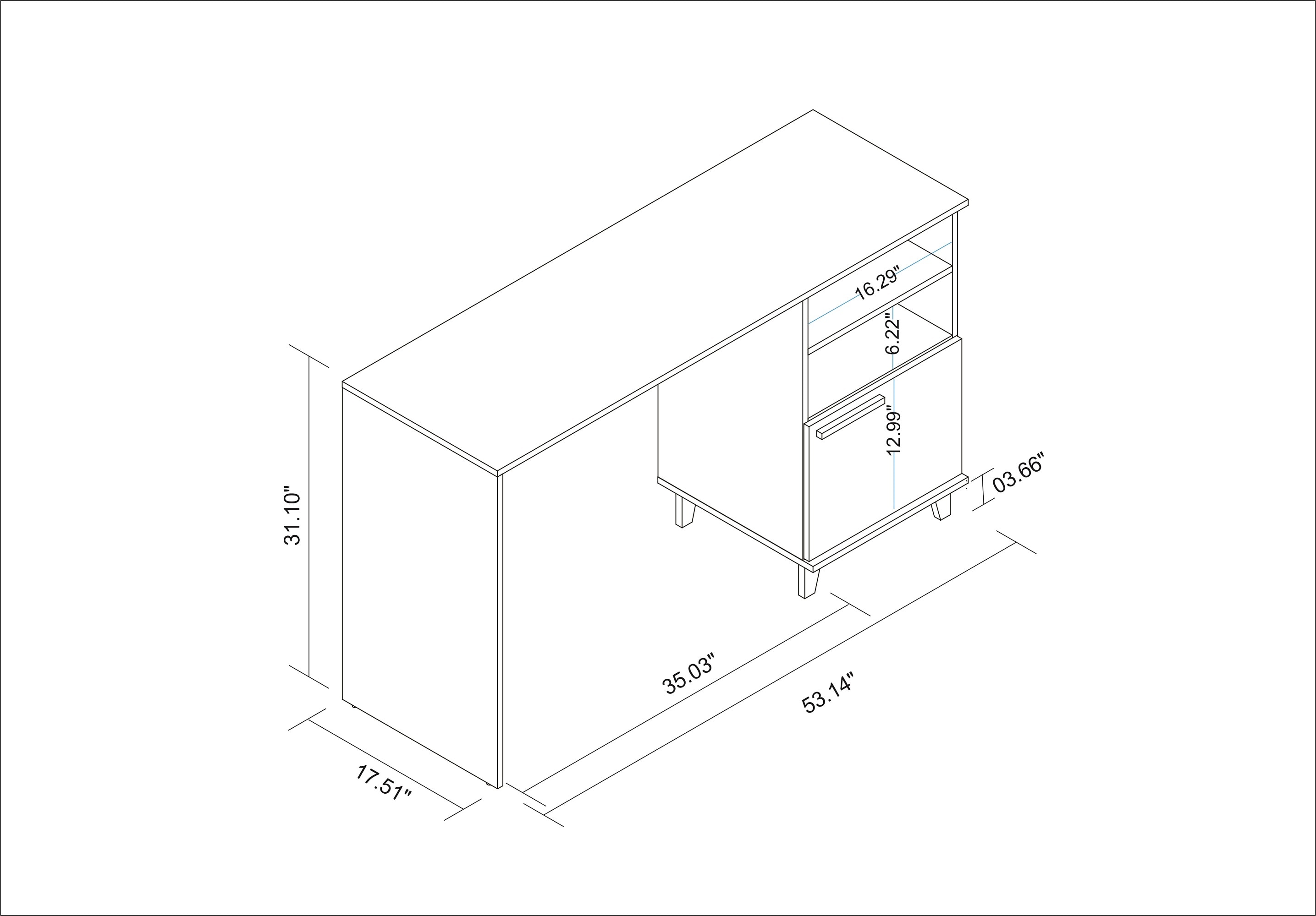 Manhattan Comfort 136AMC160 desks - View #3