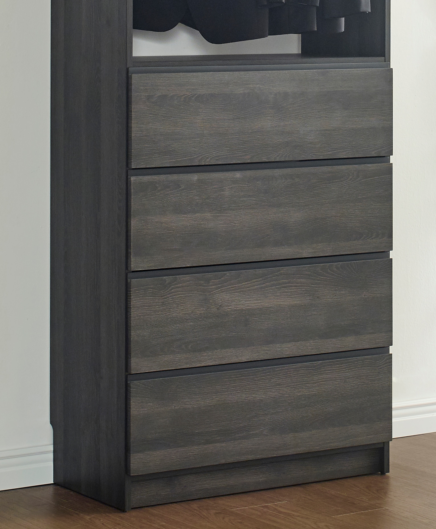 Klair Living PROSPER-D BLK Wood-Closet-Kits - View #3