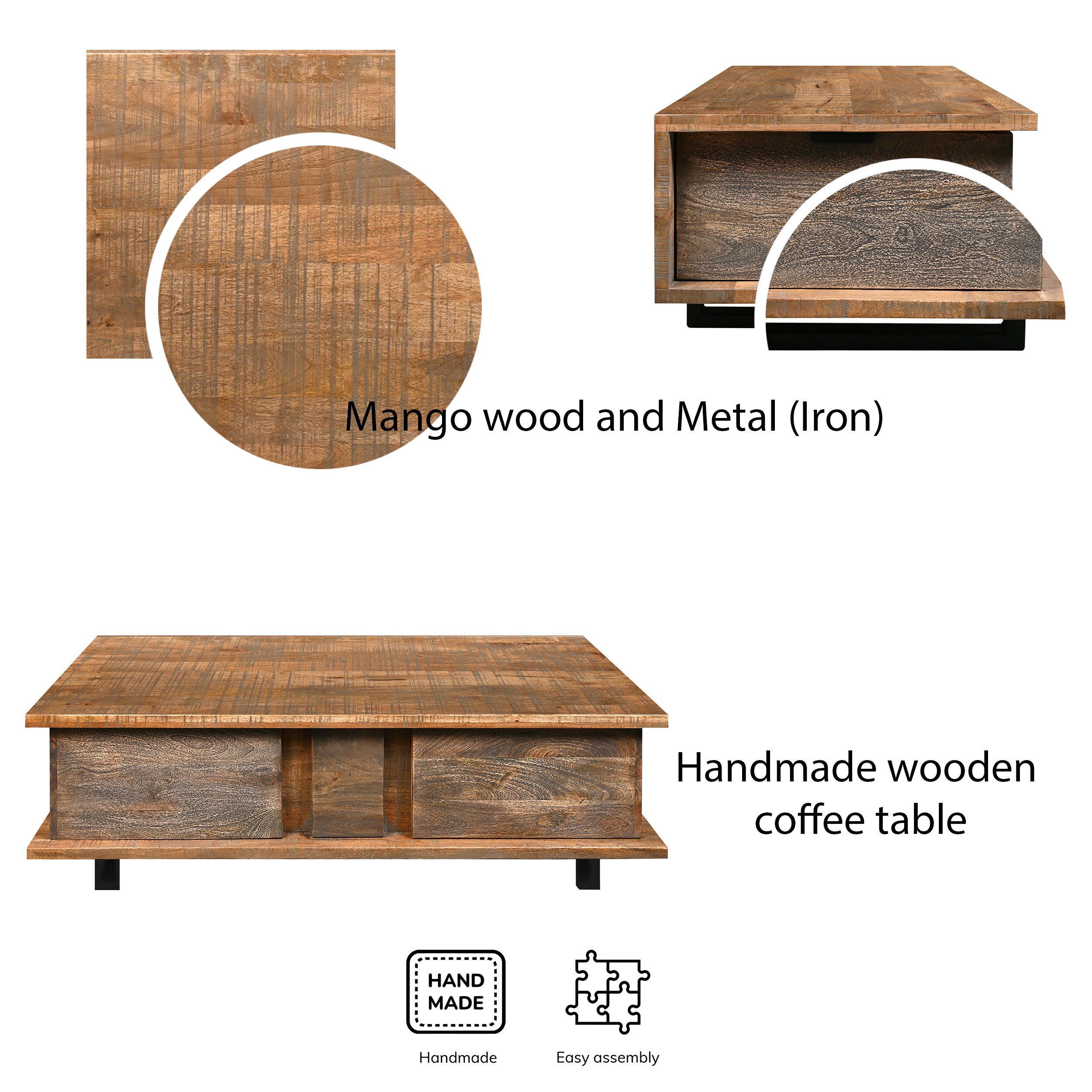 Benzara UPT-272888 Coffee-Tables - View #10