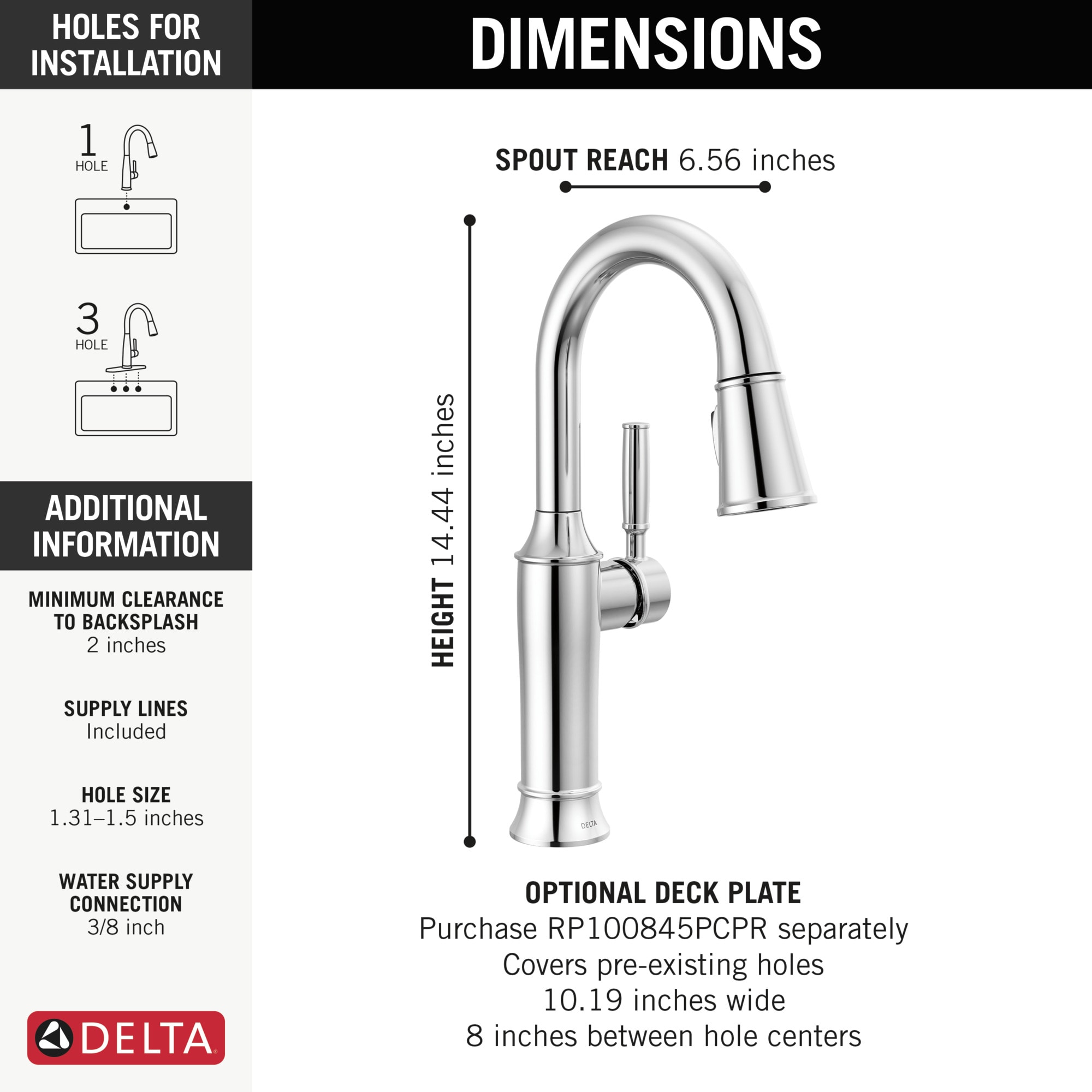 Delta 9984-PR-DST Kitchen-Faucets - View #5