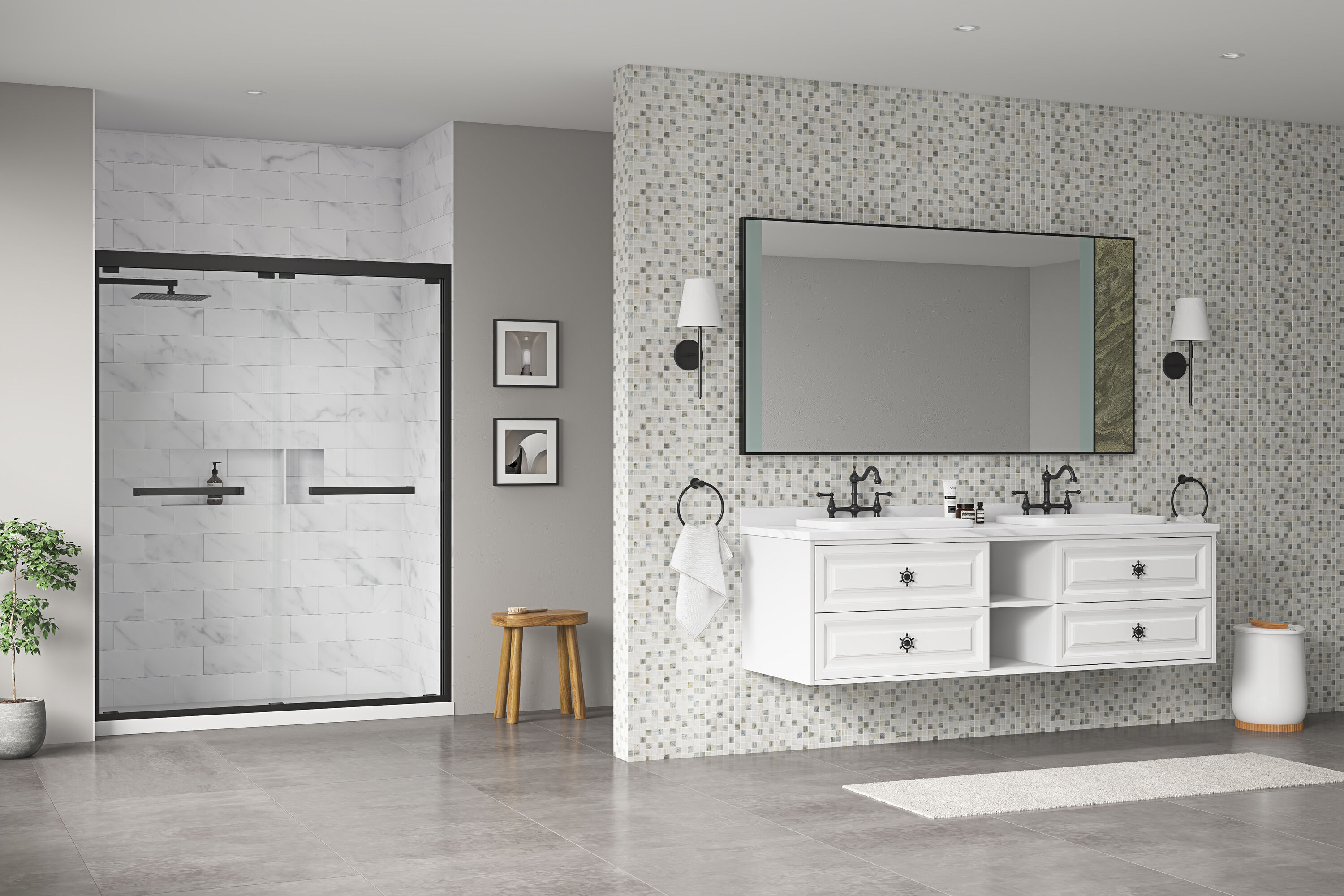 Vacolite KP36036-MB-HS Framed-Bath-Mirrors - View #7