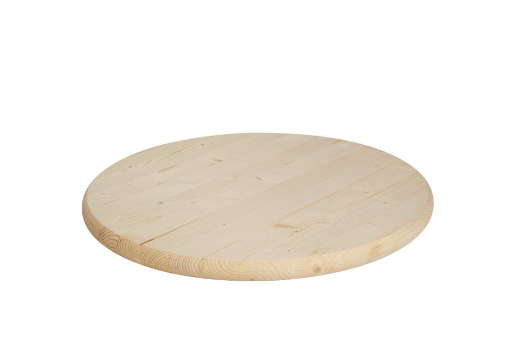 Spruce Pine Unfinished Wooden Lazy Susan Turntable 