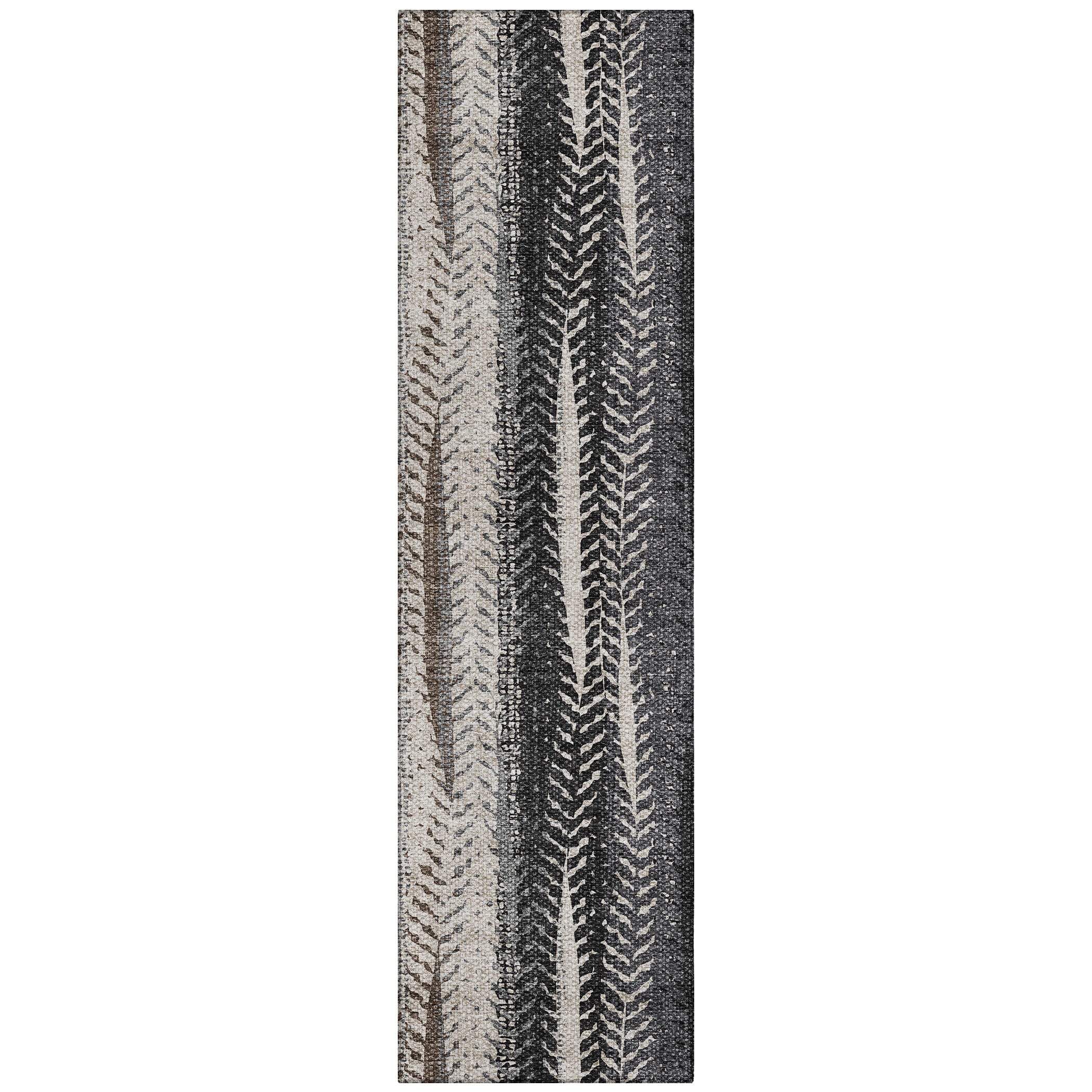 Addison Rugs ACN693BR2X8 Chantille ACN693BR 2 x 7 (ft) Polyester Brown Rectangular Indoor/Outdoor Geometric Machine washable Area rug
