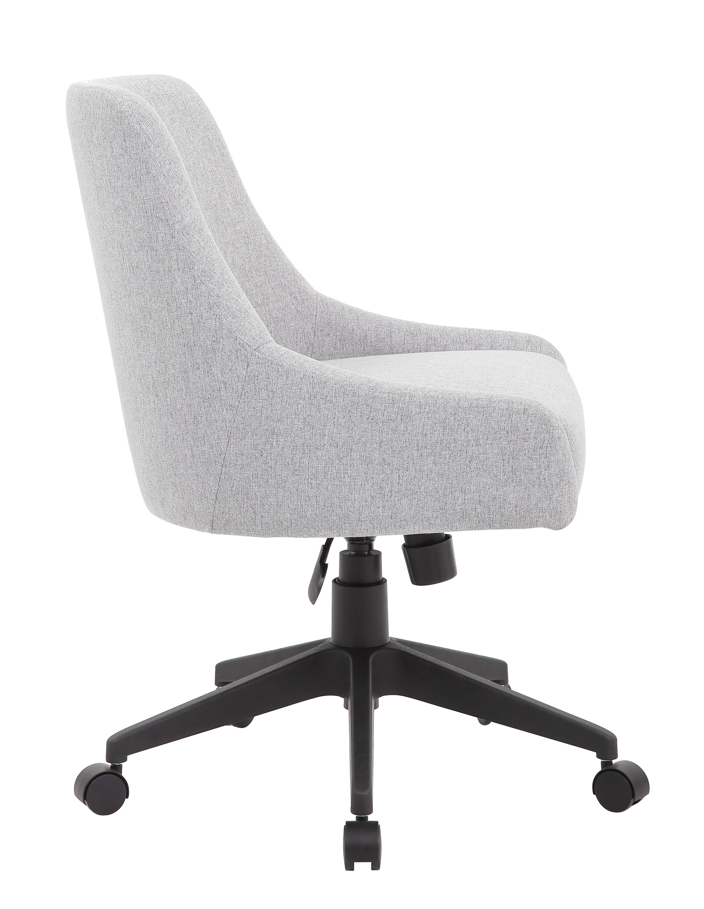 Boss Office Products Grey Contemporary Ergonomic Adjustable Height 