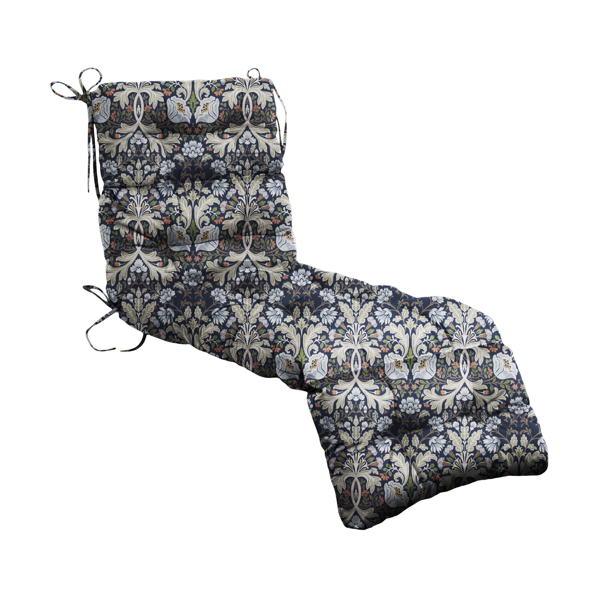 Artplan  Outdoor Chaise Lounge Chair Cushion 72 x 22 x 4 Inches Waterproof Polyester Patio Pool Lounge Chair Cushion for Outdoor Furniture with Ties