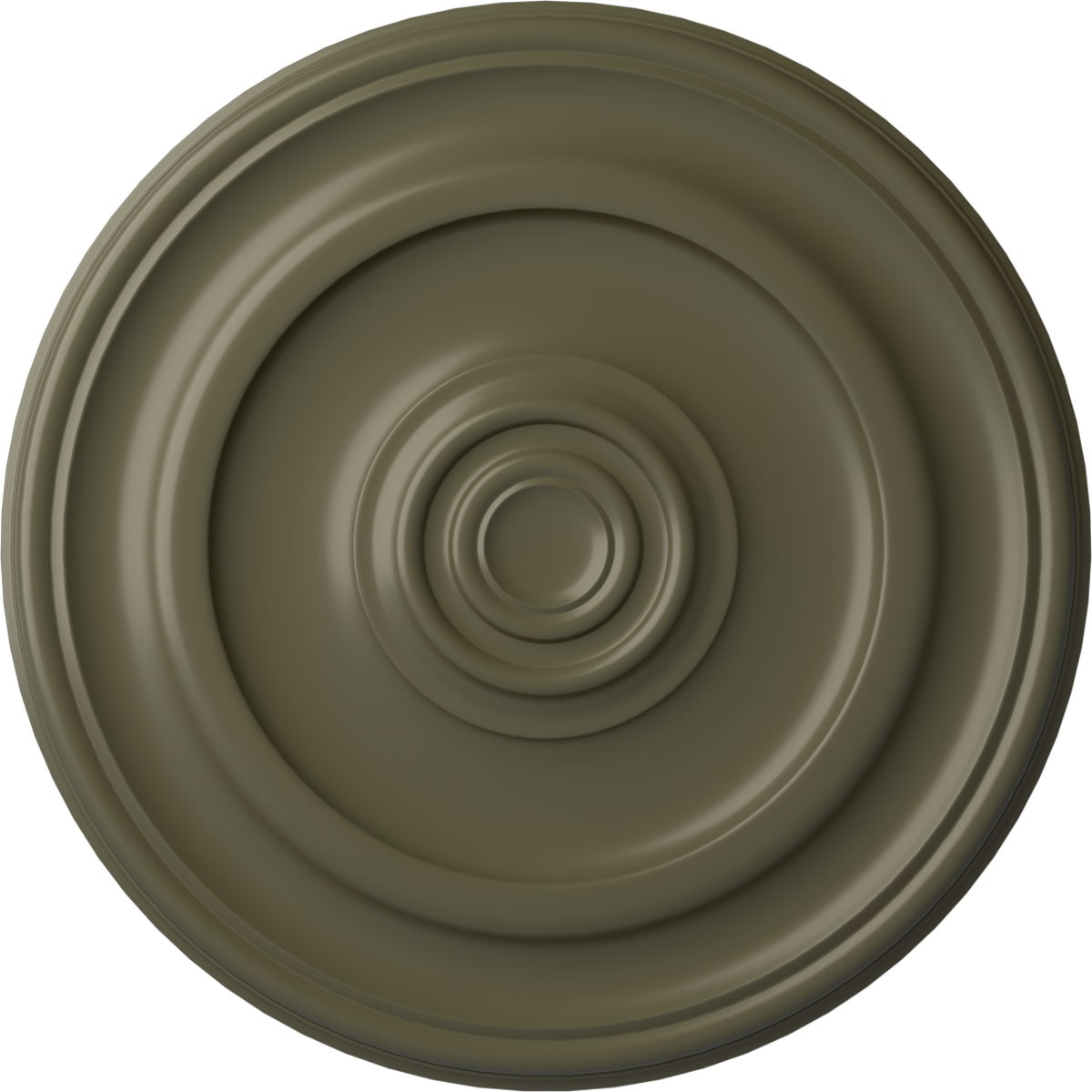 Ekena Millwork CM24KPPTF Kepler Traditional 23.625-in W x 23.625-in L Painted Turtle Polyurethane Ceiling Medallion