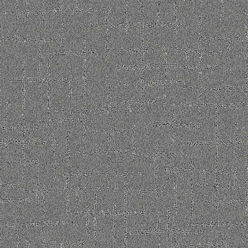 STAINMASTER PetProtect LU771-W0074-1200-AB Animal Kingdom Obscured Sky Gray 35-oz sq yard Solution-dyed nylon Pattern Indoor Carpet