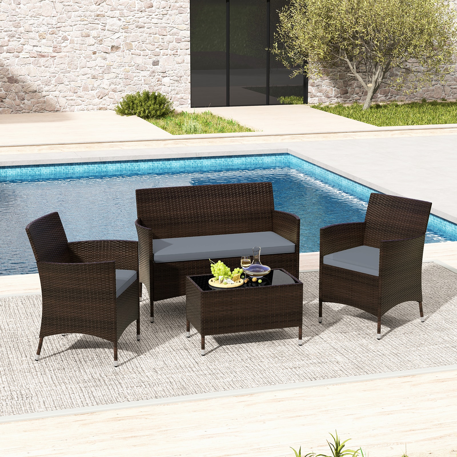 Slickblue D-CO-RG27776WH Patio-Sofas-Daybeds - View #3
