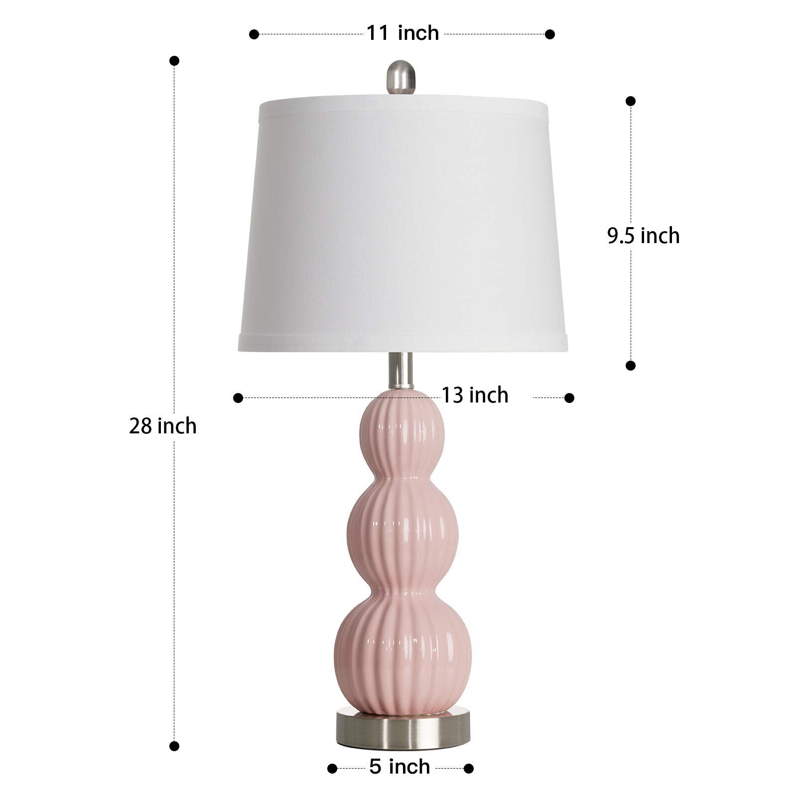 UrFurnishings TD-858 Table-Lamps - View #4