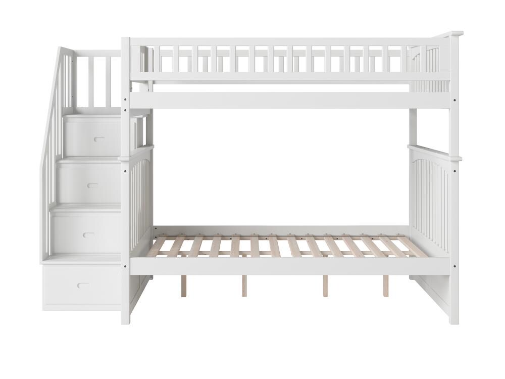 AFI Furnishings Columbia White Full Over Full Bunk Bed at Lowes.com