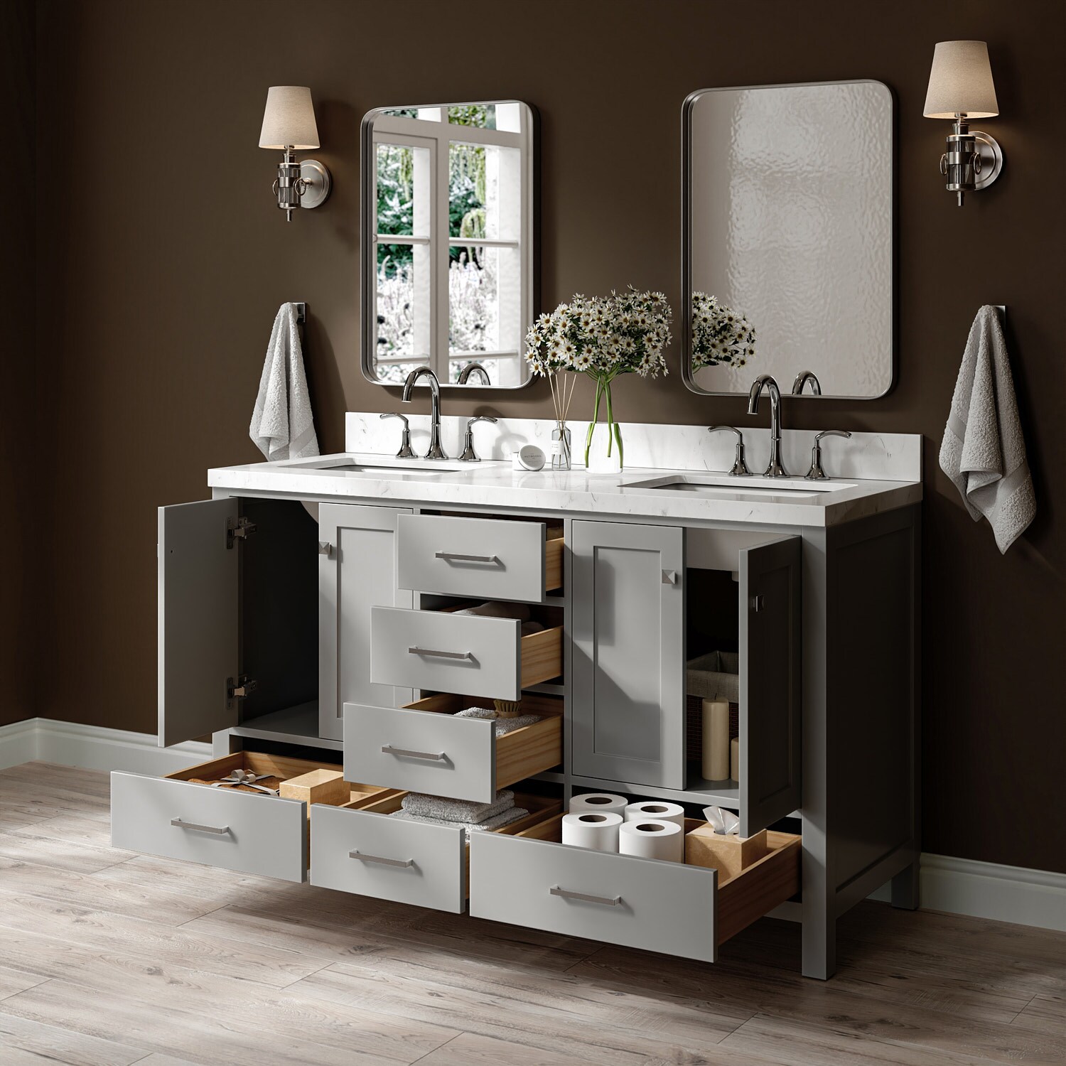 ARIEL A061D-BC-GRY vanities - View #3