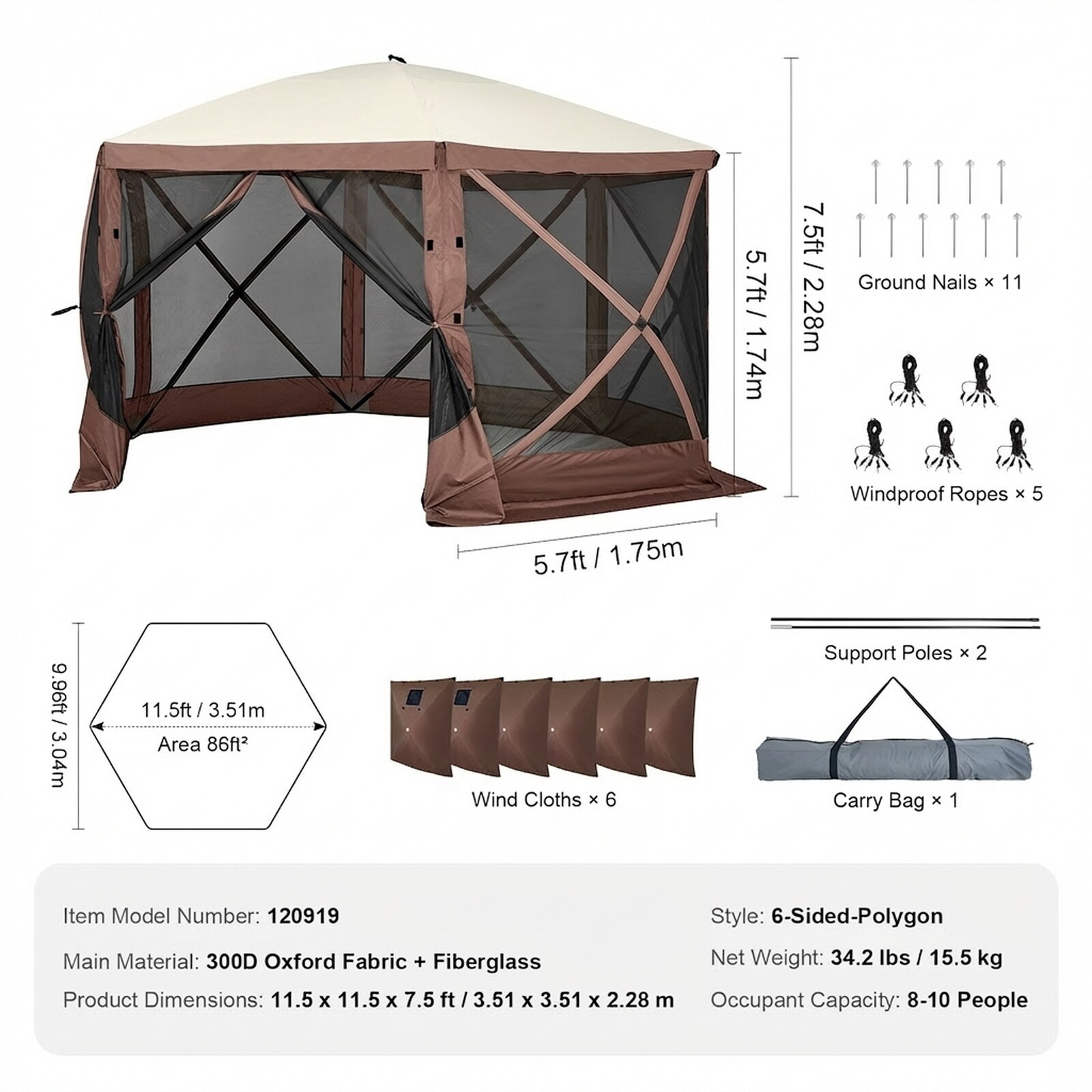 GIVIMO LW102GIVSS1465 Wood-Resin-Gazebos - View #3