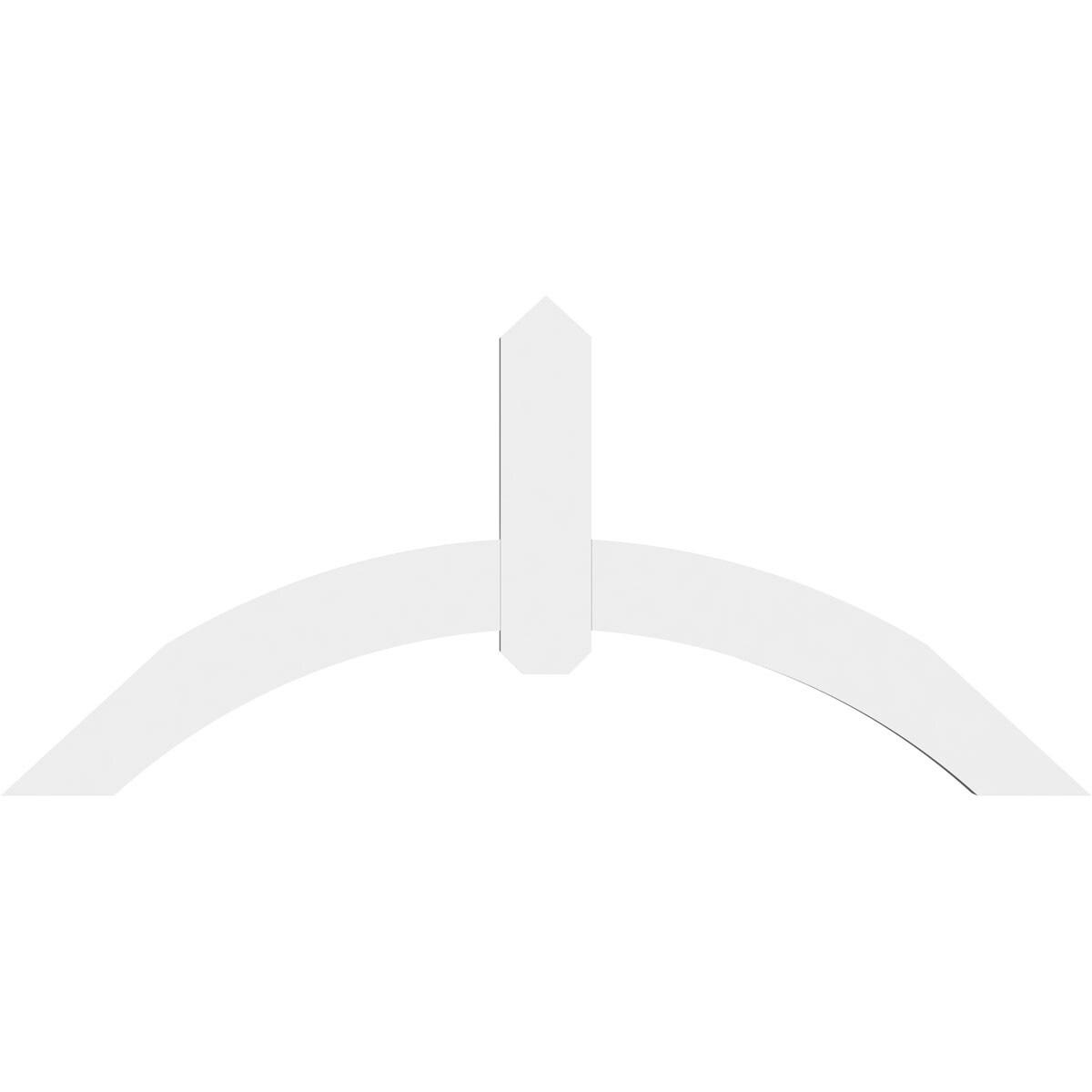 Ekena Millwork GBP048X22X0204ARC00 Exterior-Brackets-Braces - View #2