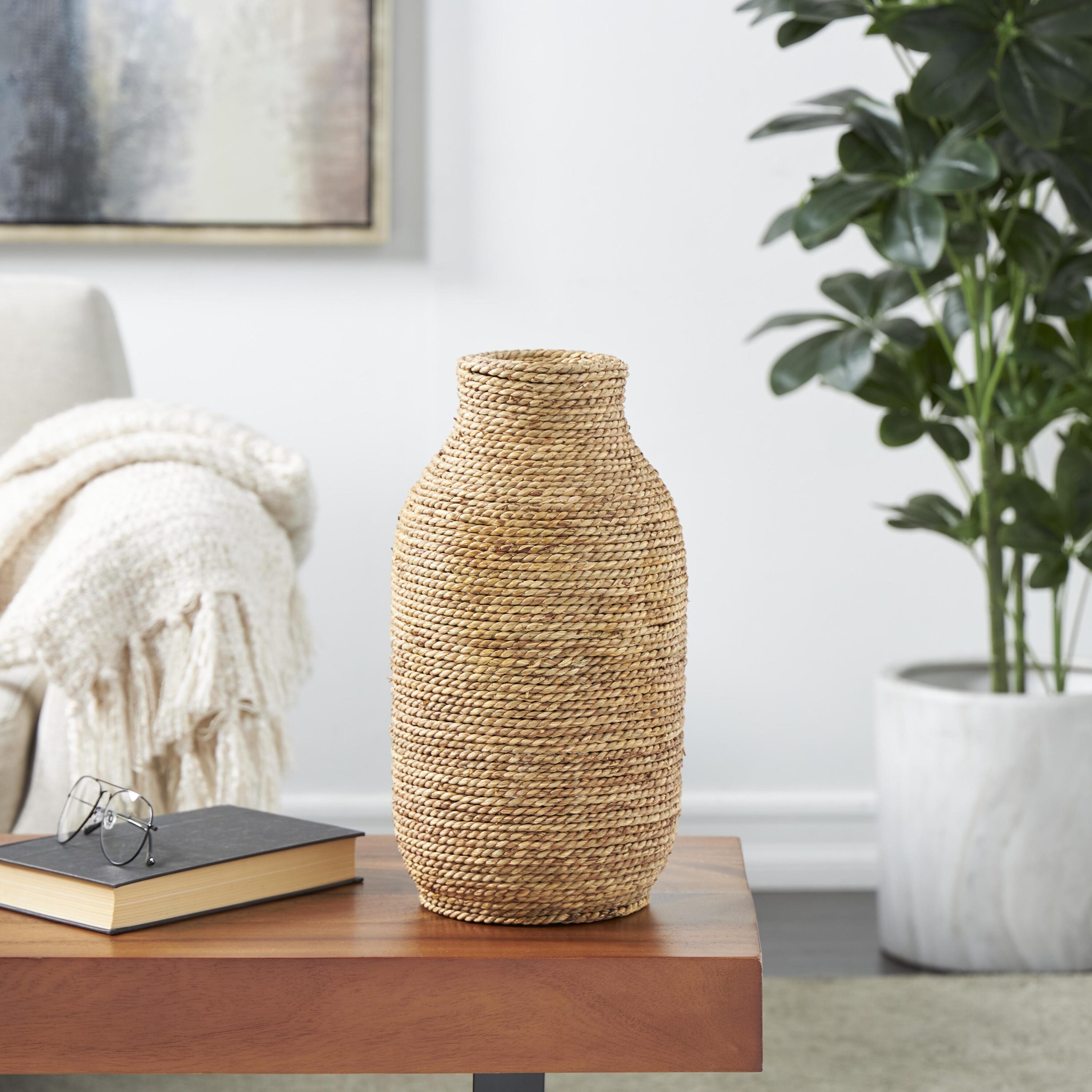 Grayson Lane 821129 Brown Seagrass Country Vase