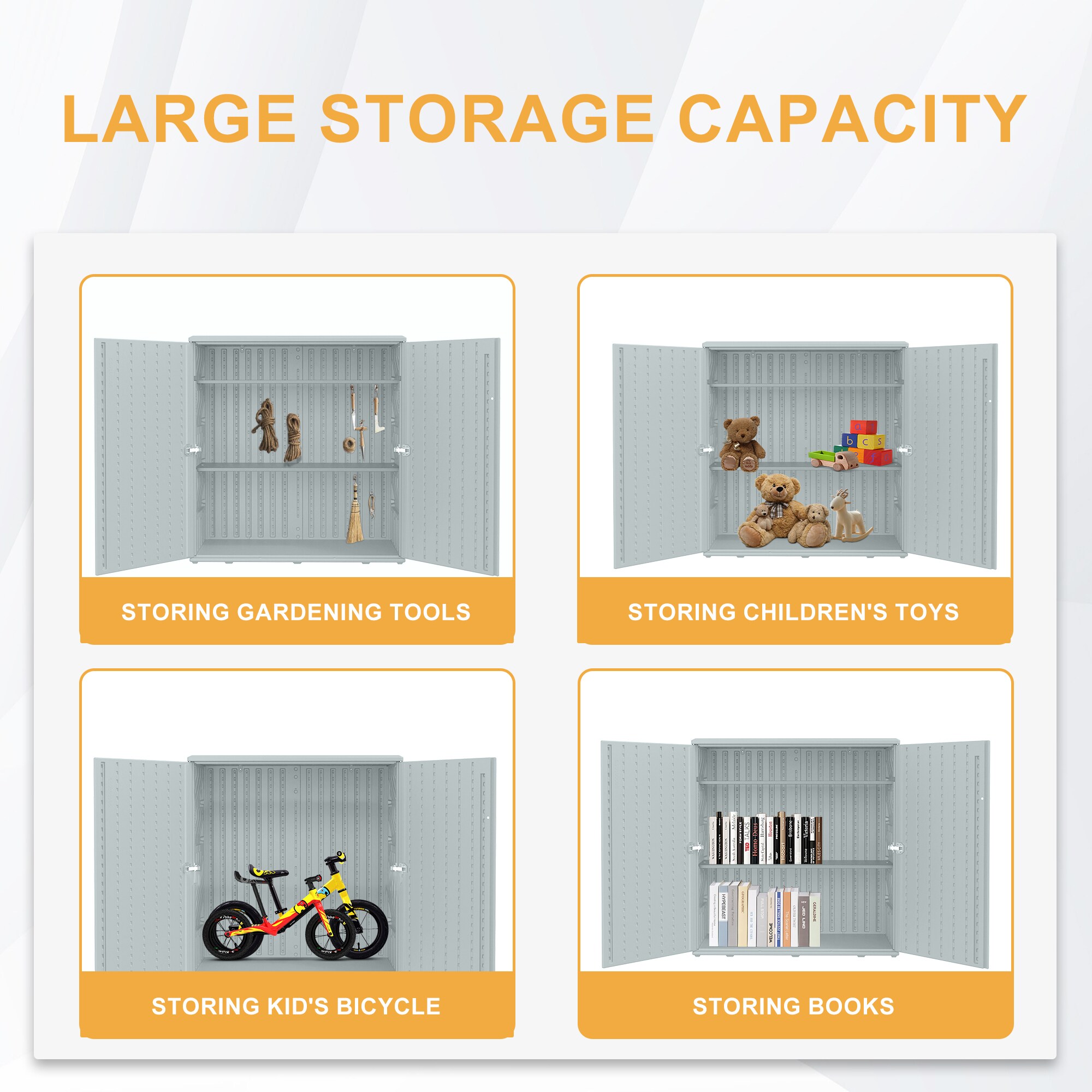 Clihome CL-YT003AM Vinyl-Resin-Storage-Buildings - View #8